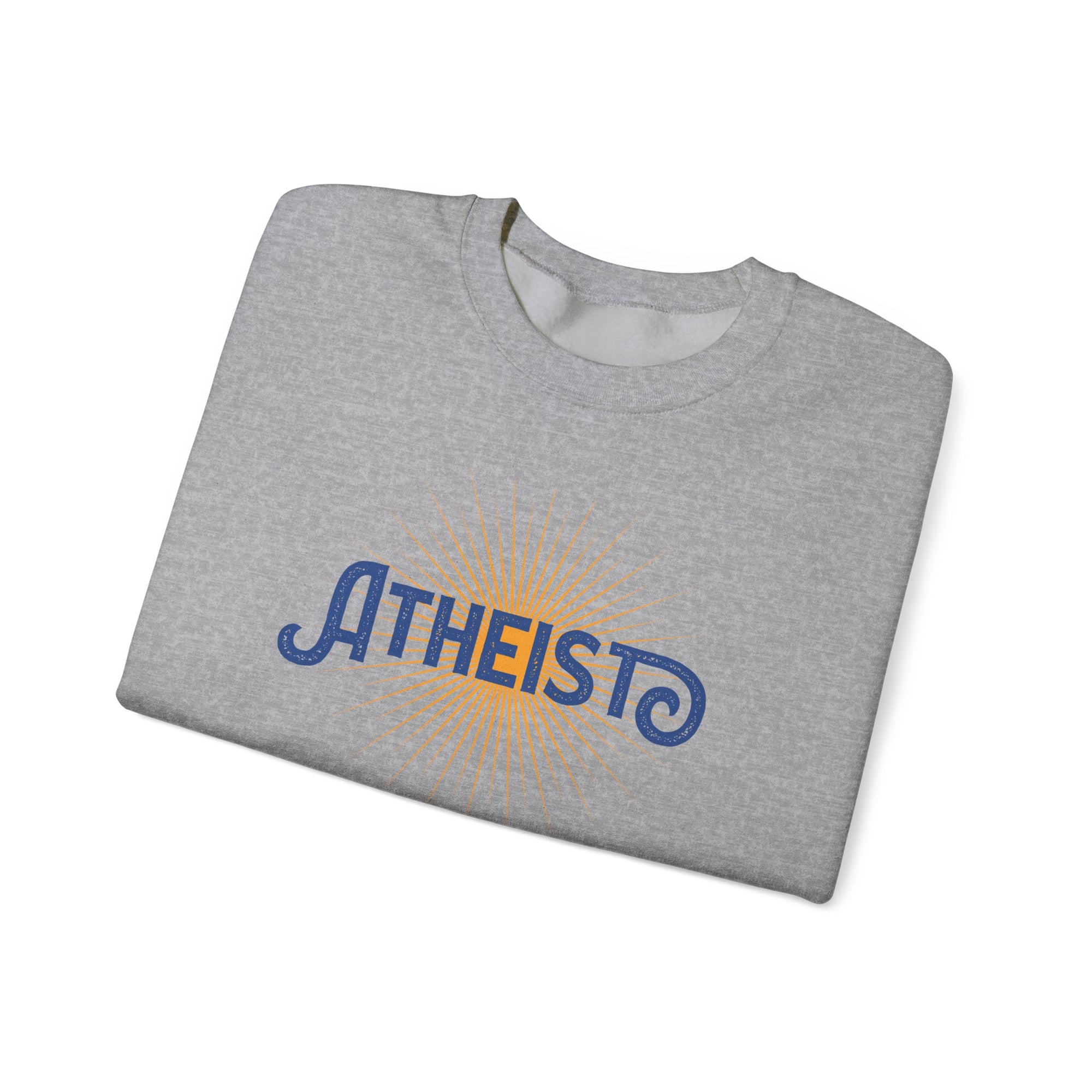 Atheist Retro Sun Crewneck Sweatshirt