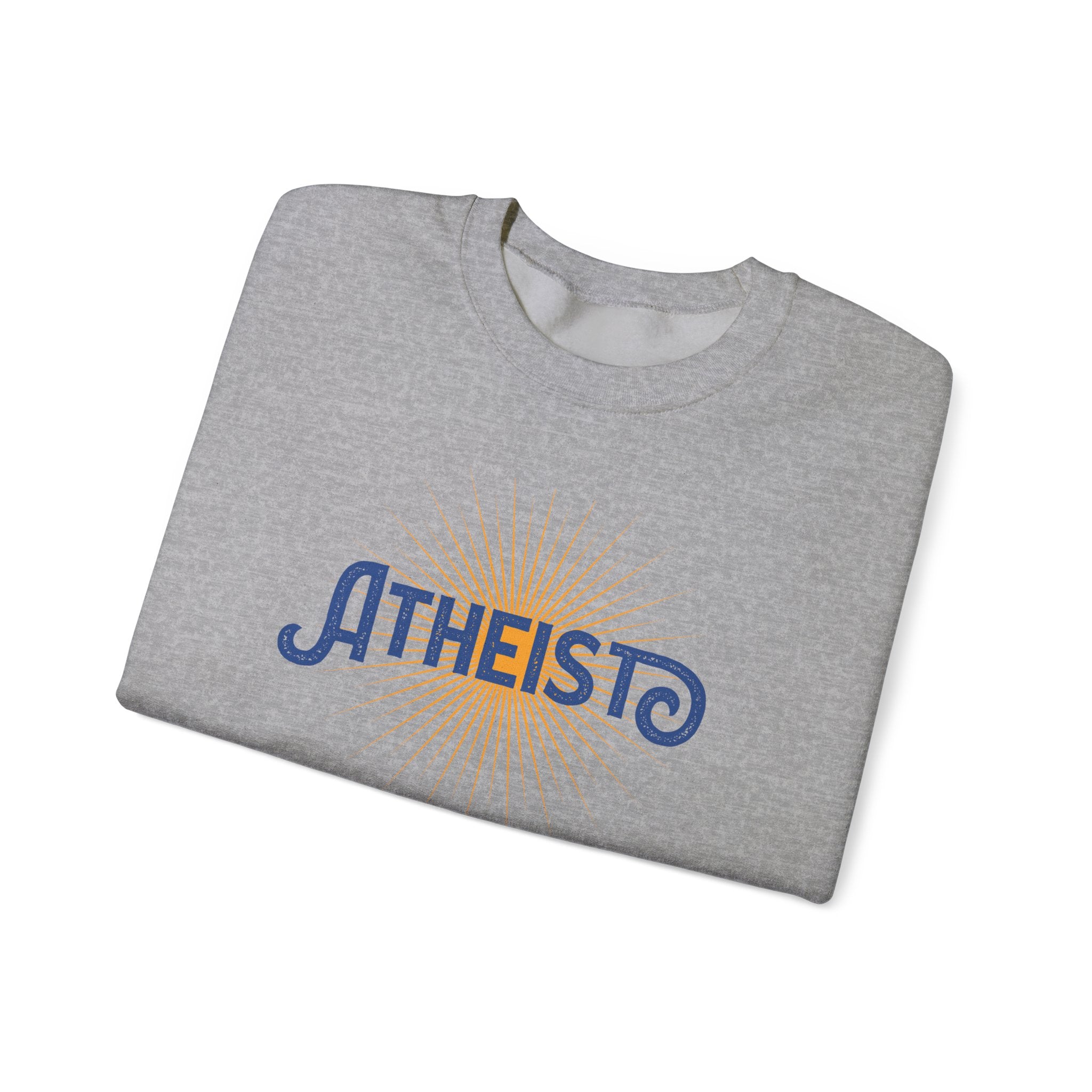 Atheist Retro Sun Crewneck Sweatshirt