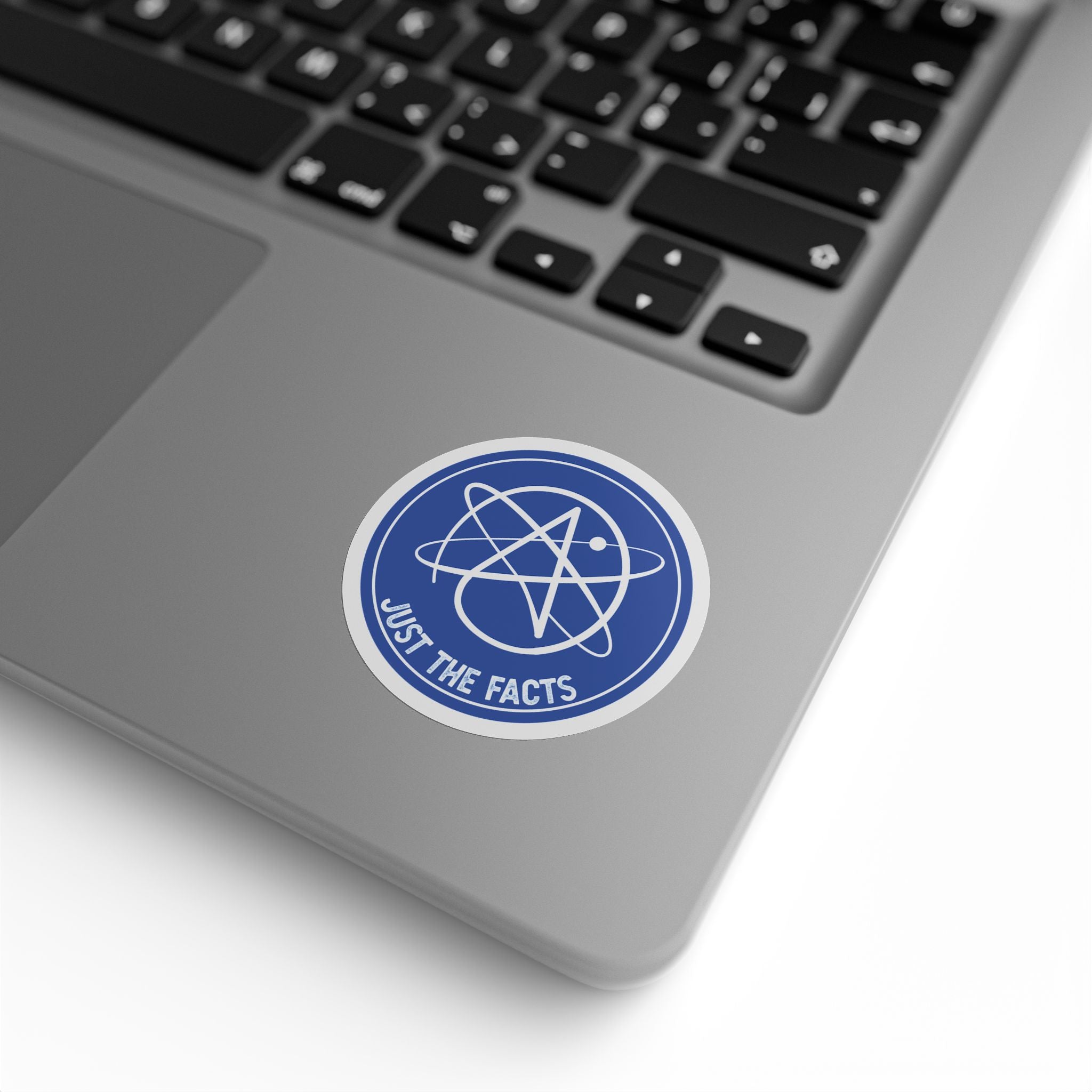 Science Atom 'Just the Facts' Round Sticker Roll
