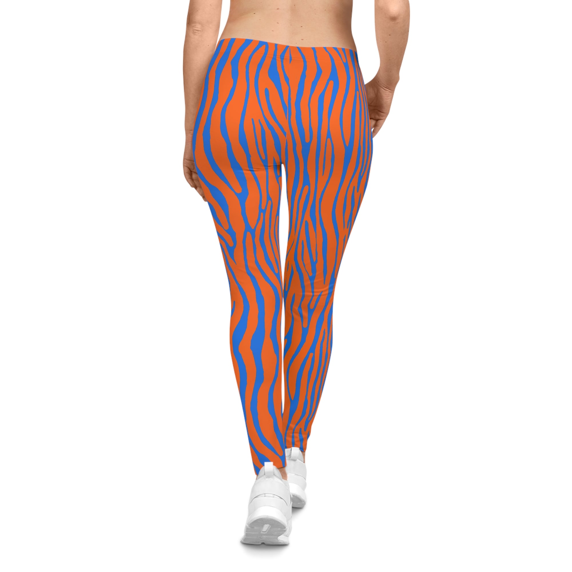 Bronco Zebra Leggings, Boise State Leggings