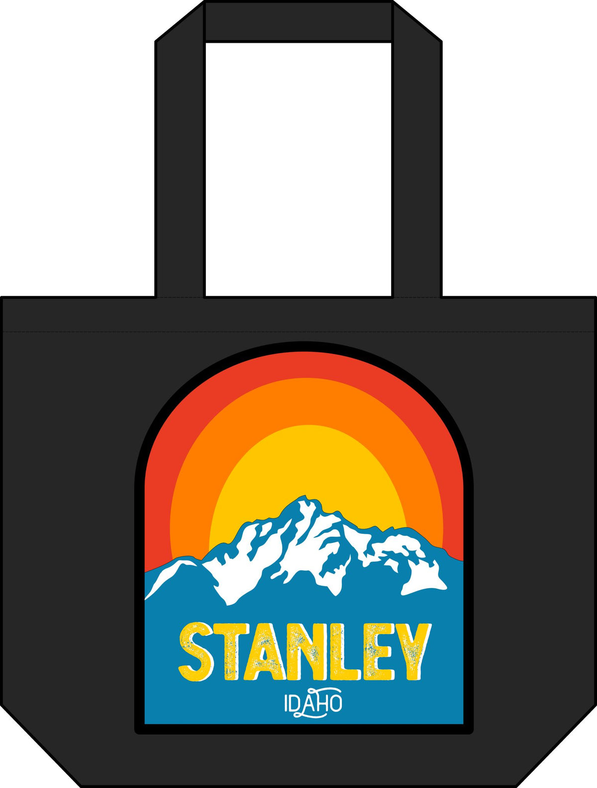 Stanley Idaho Sunset Tote Bag