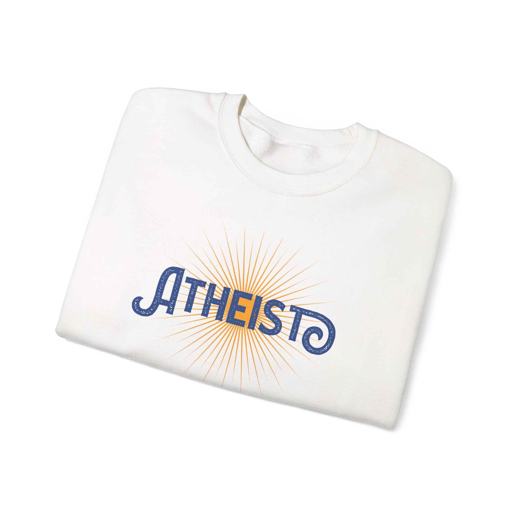 Atheist Retro Sun Crewneck Sweatshirt