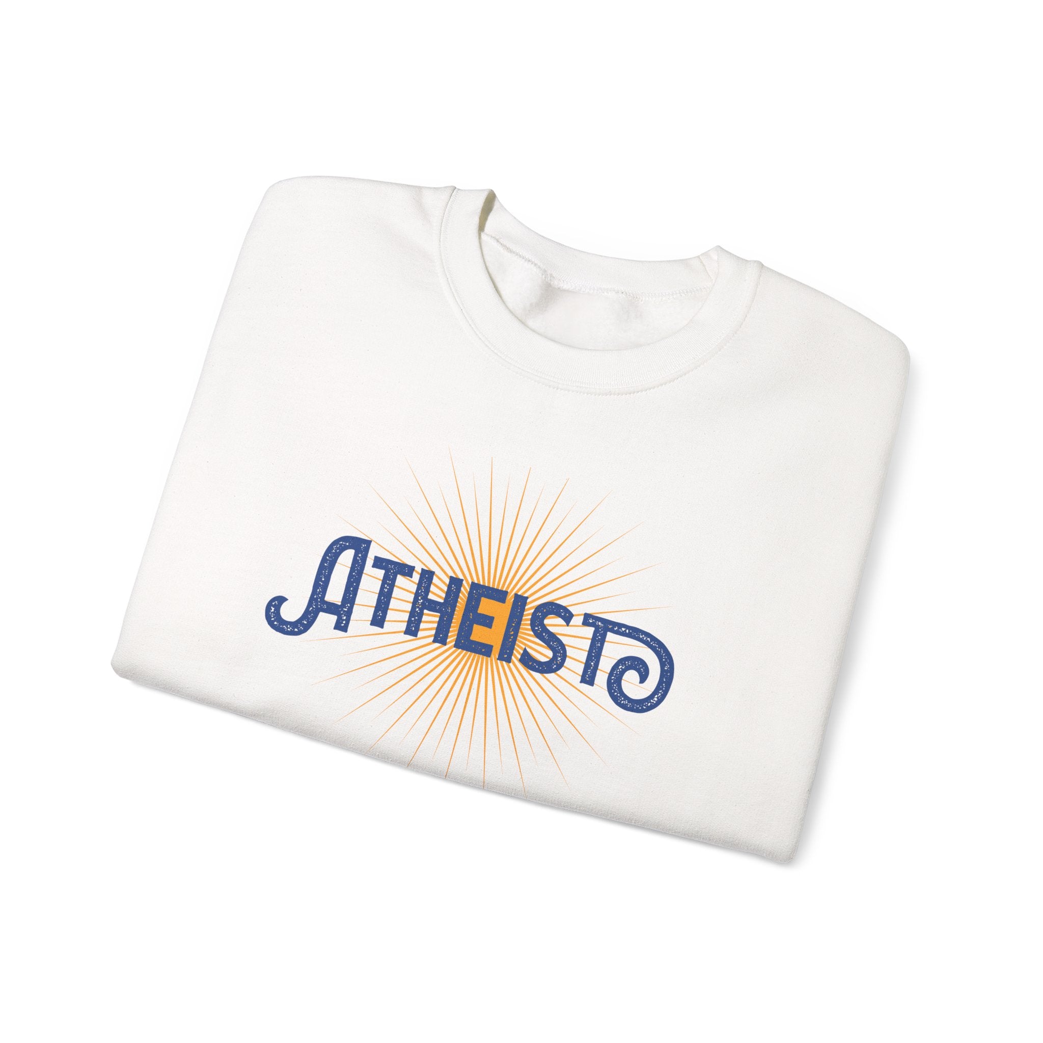 Atheist Retro Sun Crewneck Sweatshirt
