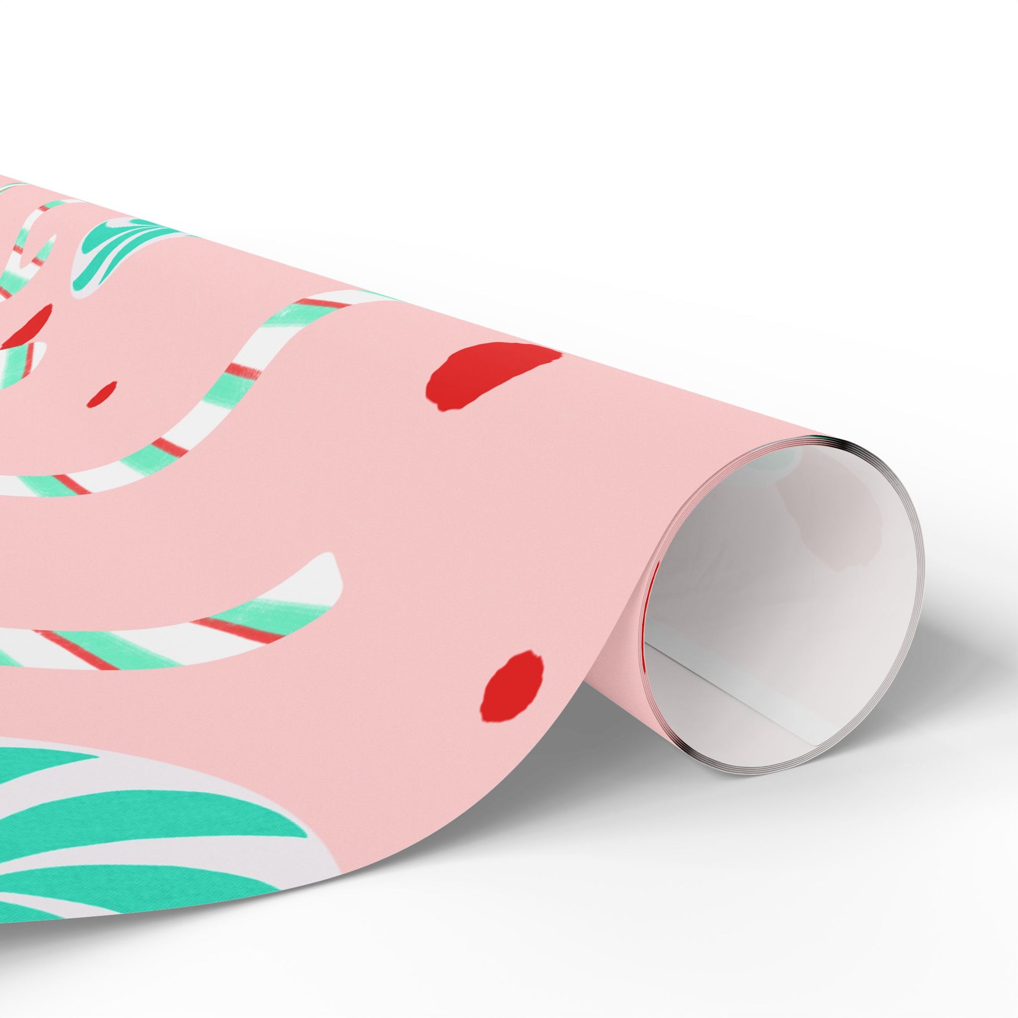 Retro Peppermint Wrapping Paper
