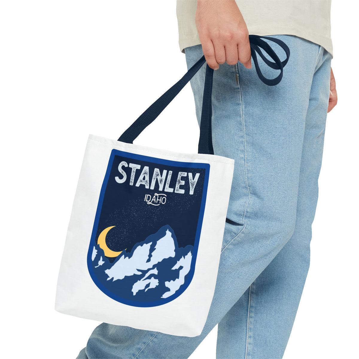 Stanley Idaho Mountain Night Tote