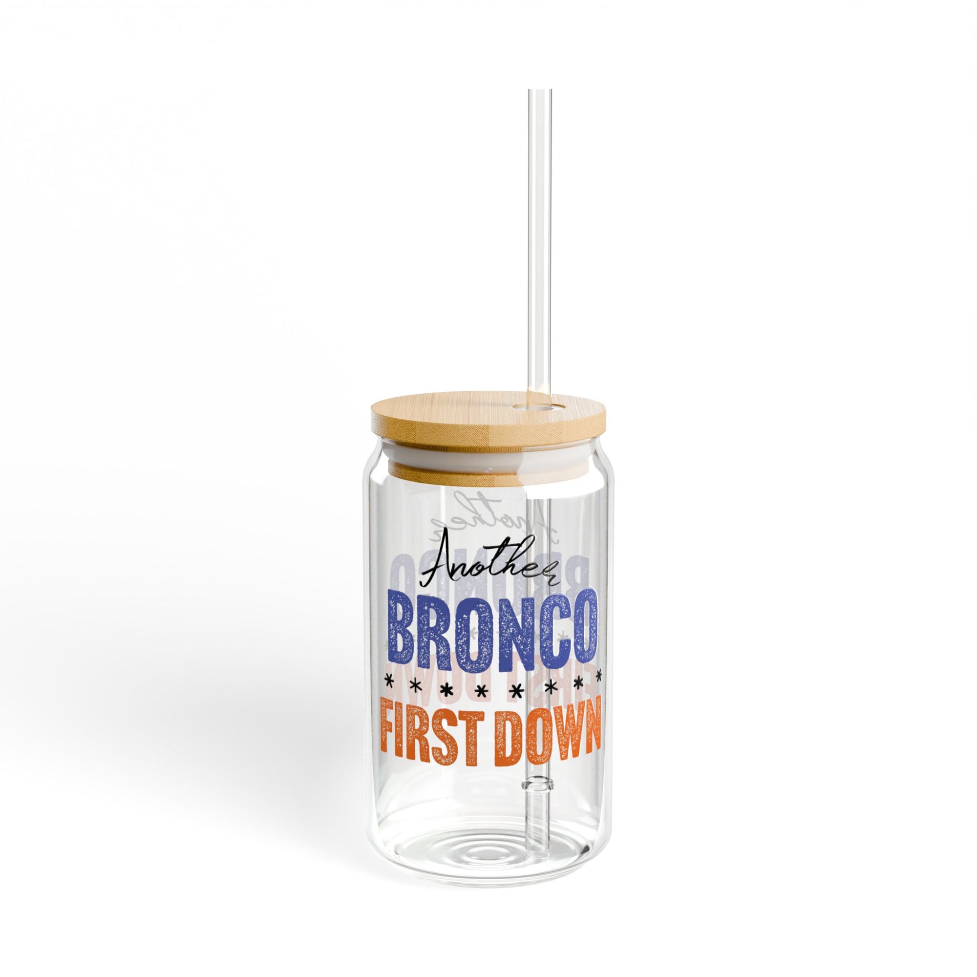 "Sports Fans" Broncos Sipper Glass