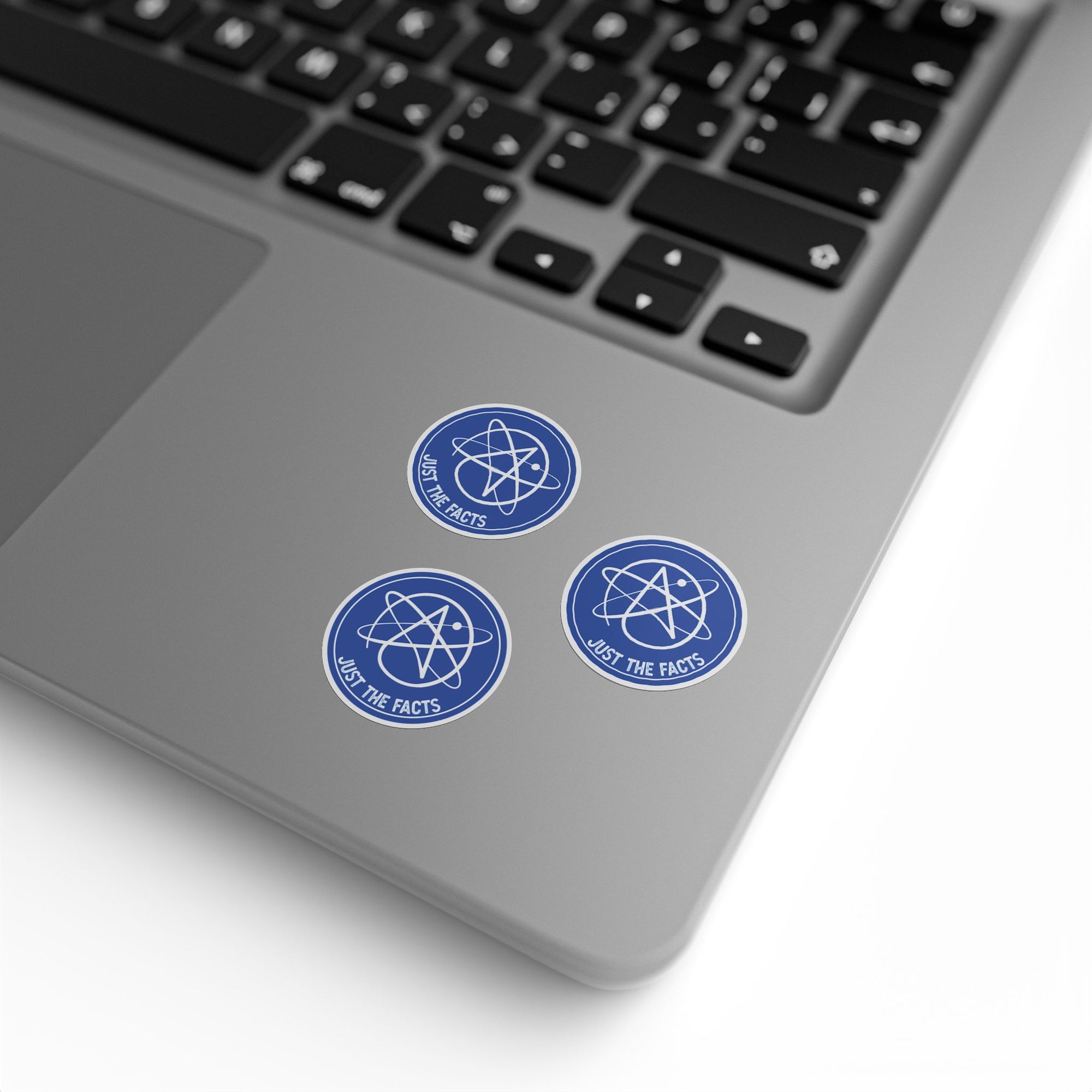 Science Atom 'Just the Facts' Round Sticker Roll