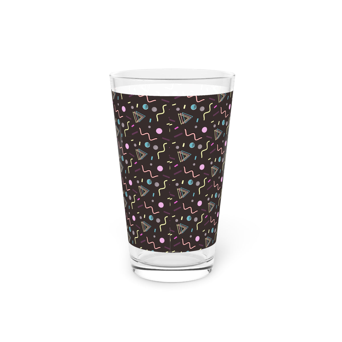 Retro 90s Memphis Pint Glass