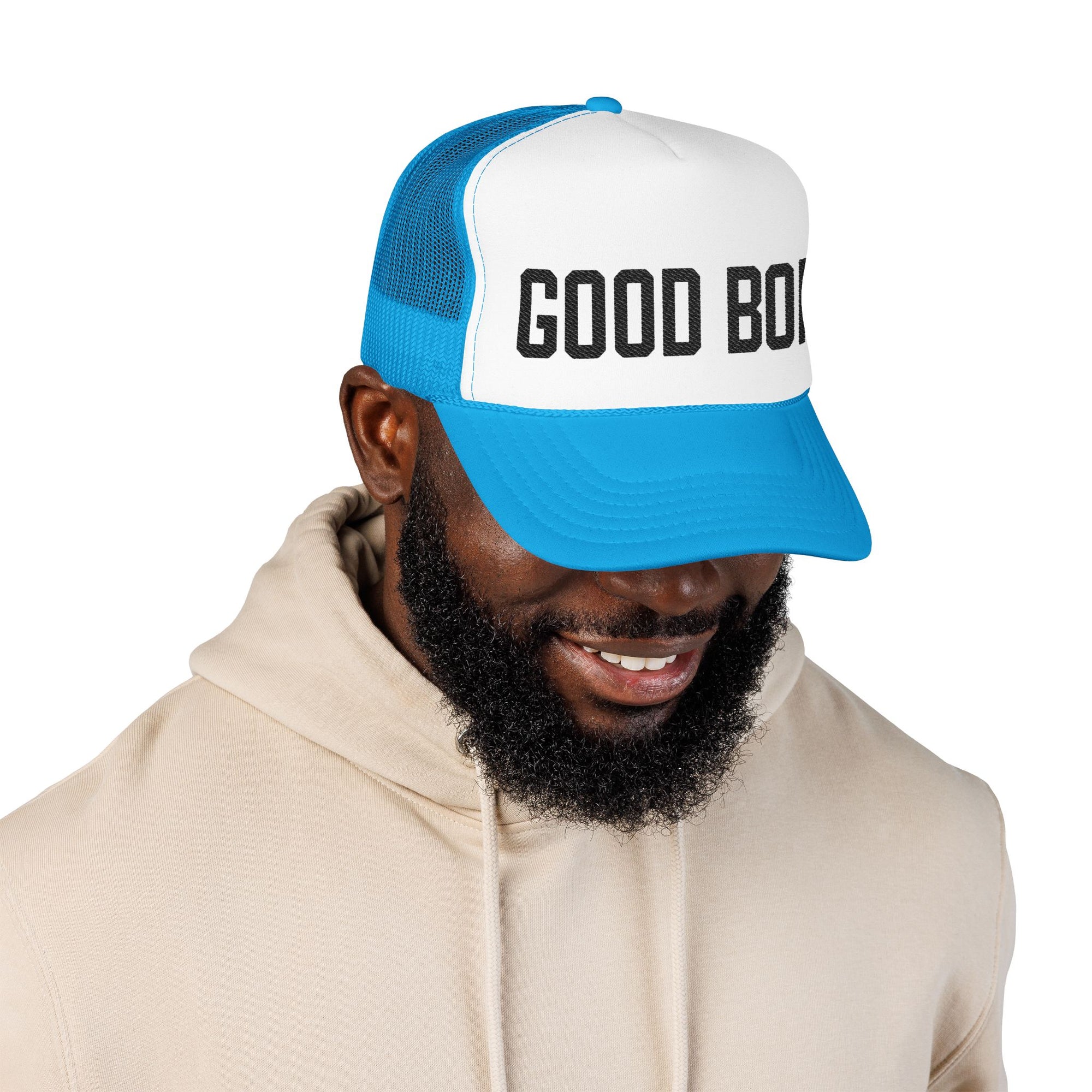 Good Boi Embroidered Trucker Hat — Boise Lover Hat