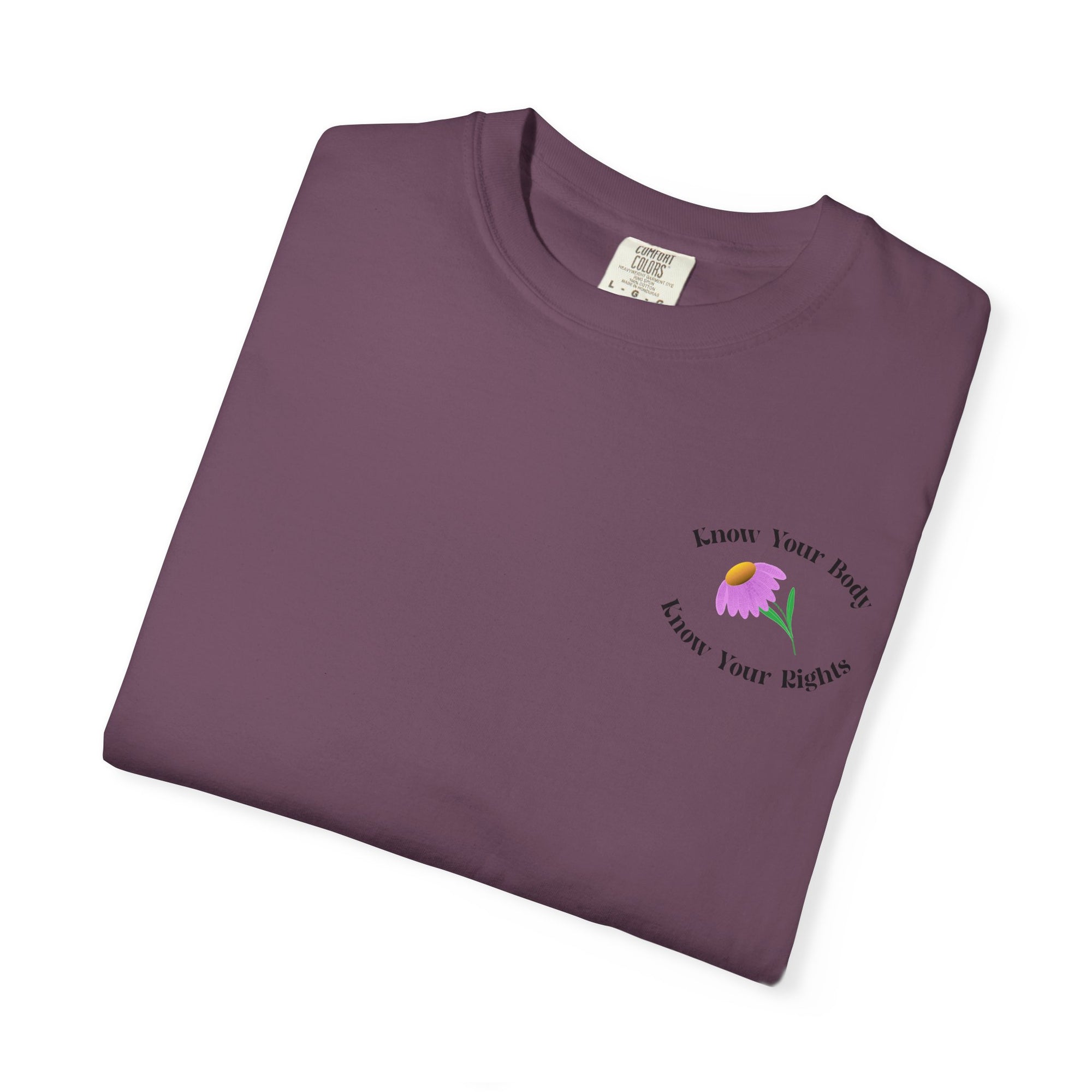 Abortion Saves Lives Floral T‑Shirt, Know Your Body Know Your RIghts