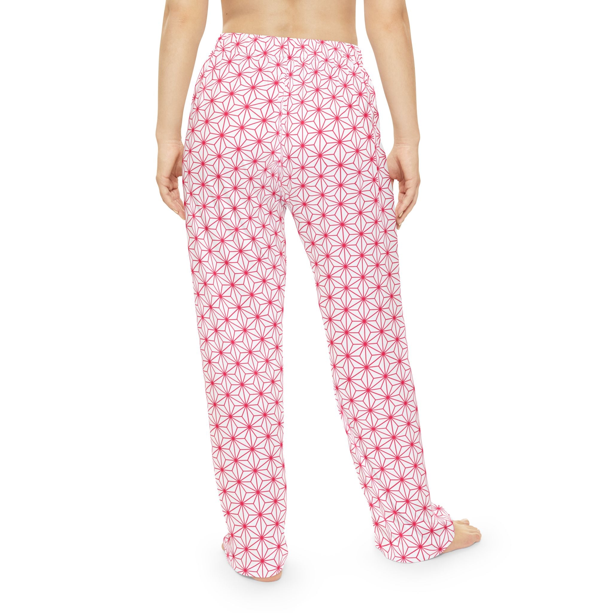 Floral Pink Starburst Pajama Pants
