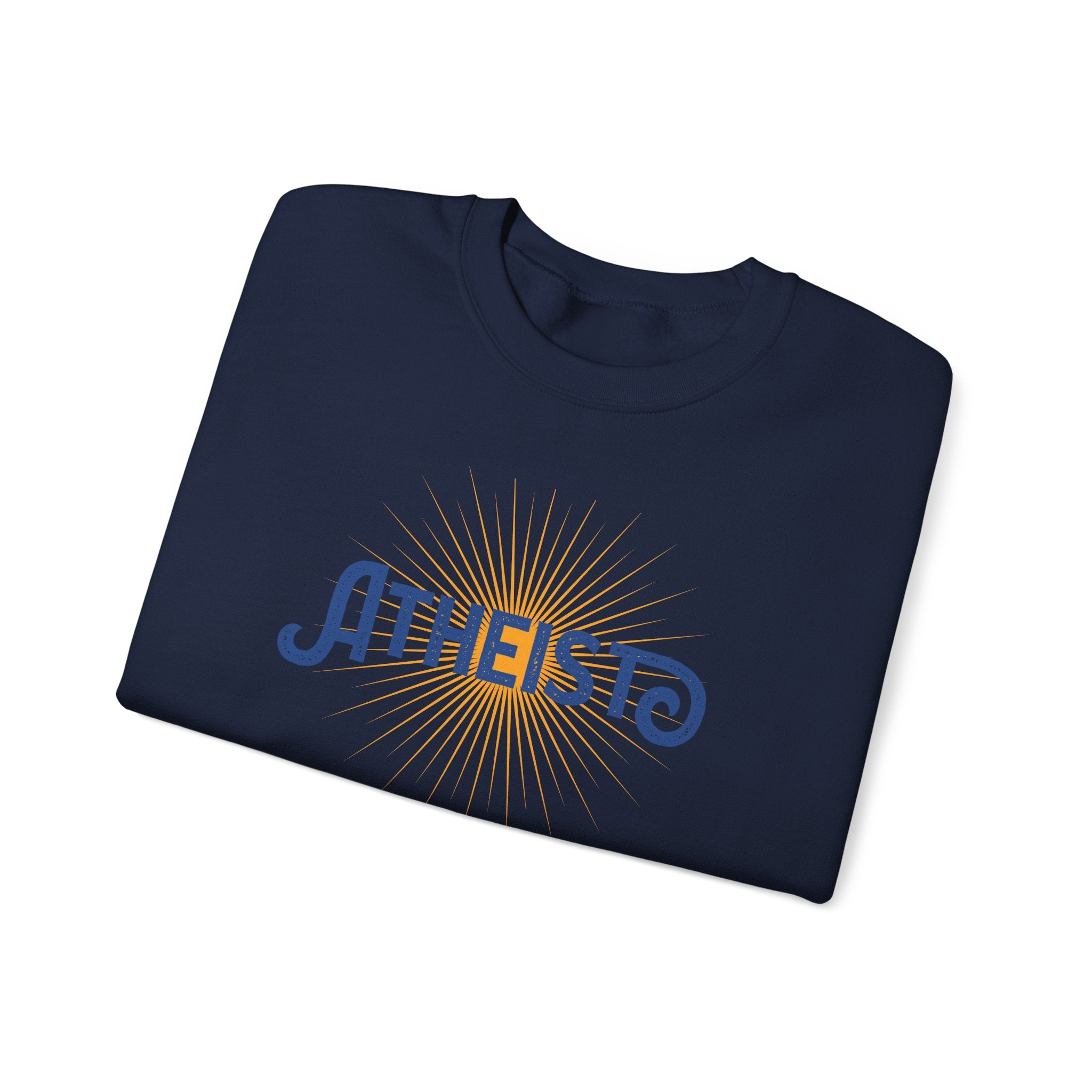 Atheist Retro Sun Crewneck Sweatshirt