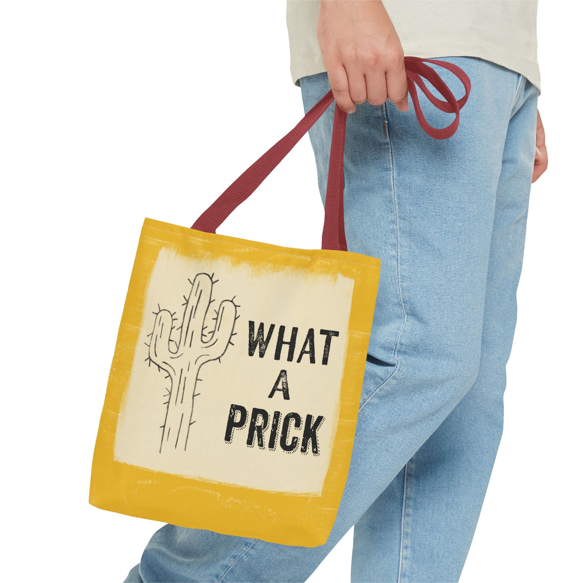 What A Prick Tote Bag-Cactus Edition