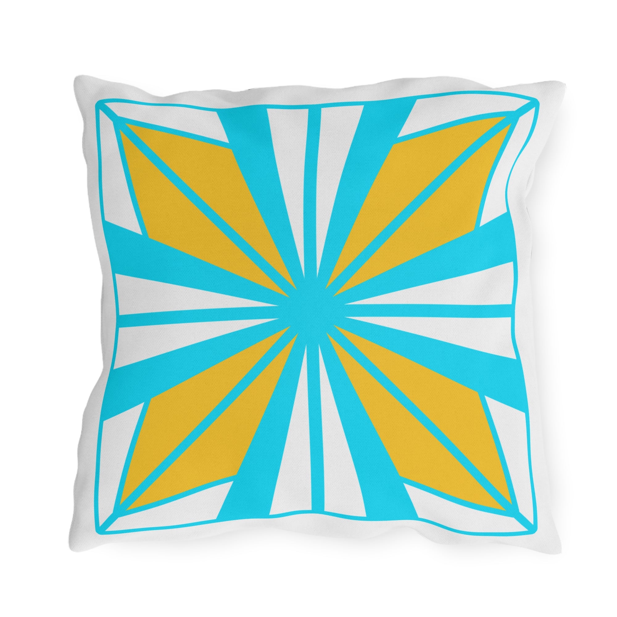 Vibrant Geometric Outdoor Pillows for Patio Decor