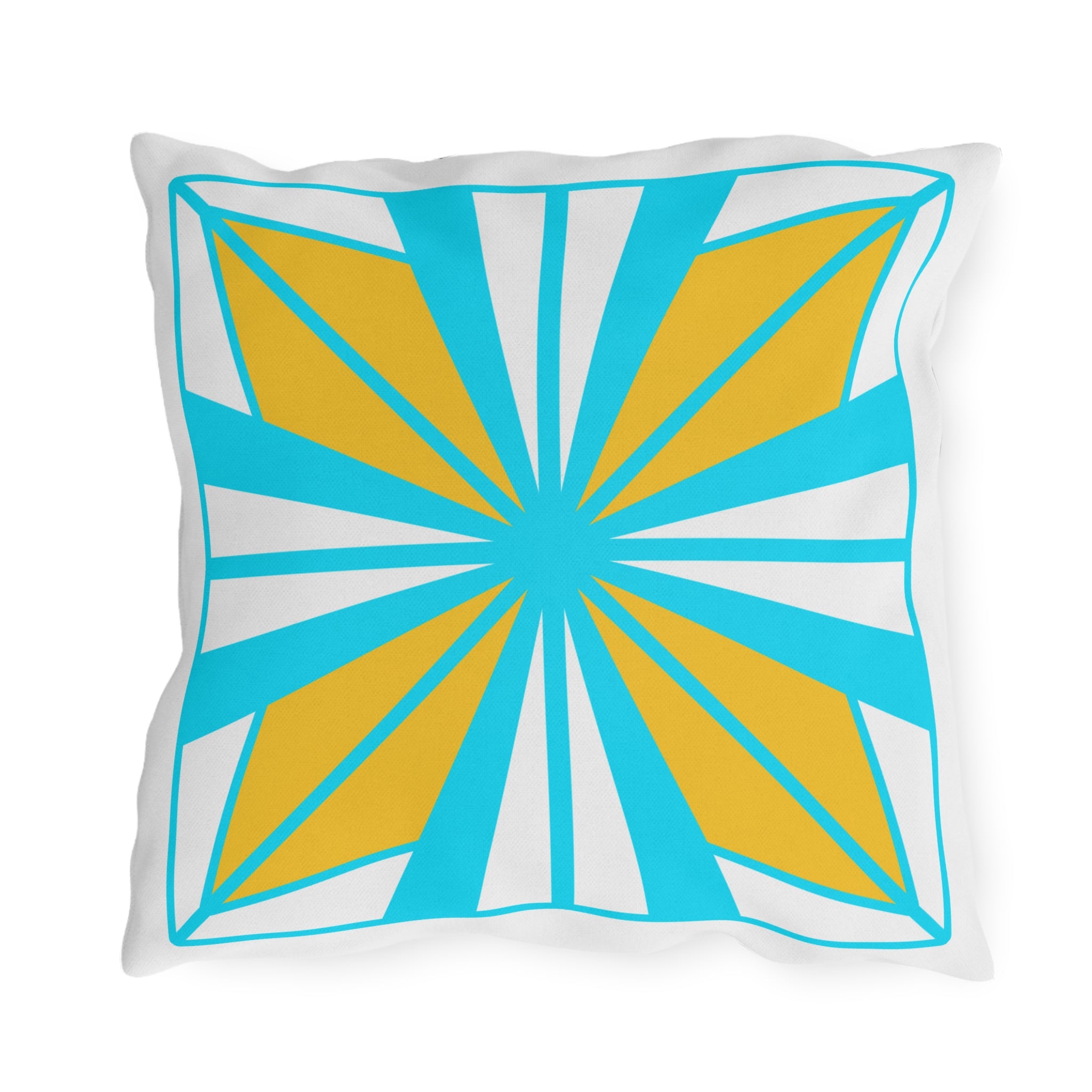 Vibrant Geometric Outdoor Pillows for Patio Decor