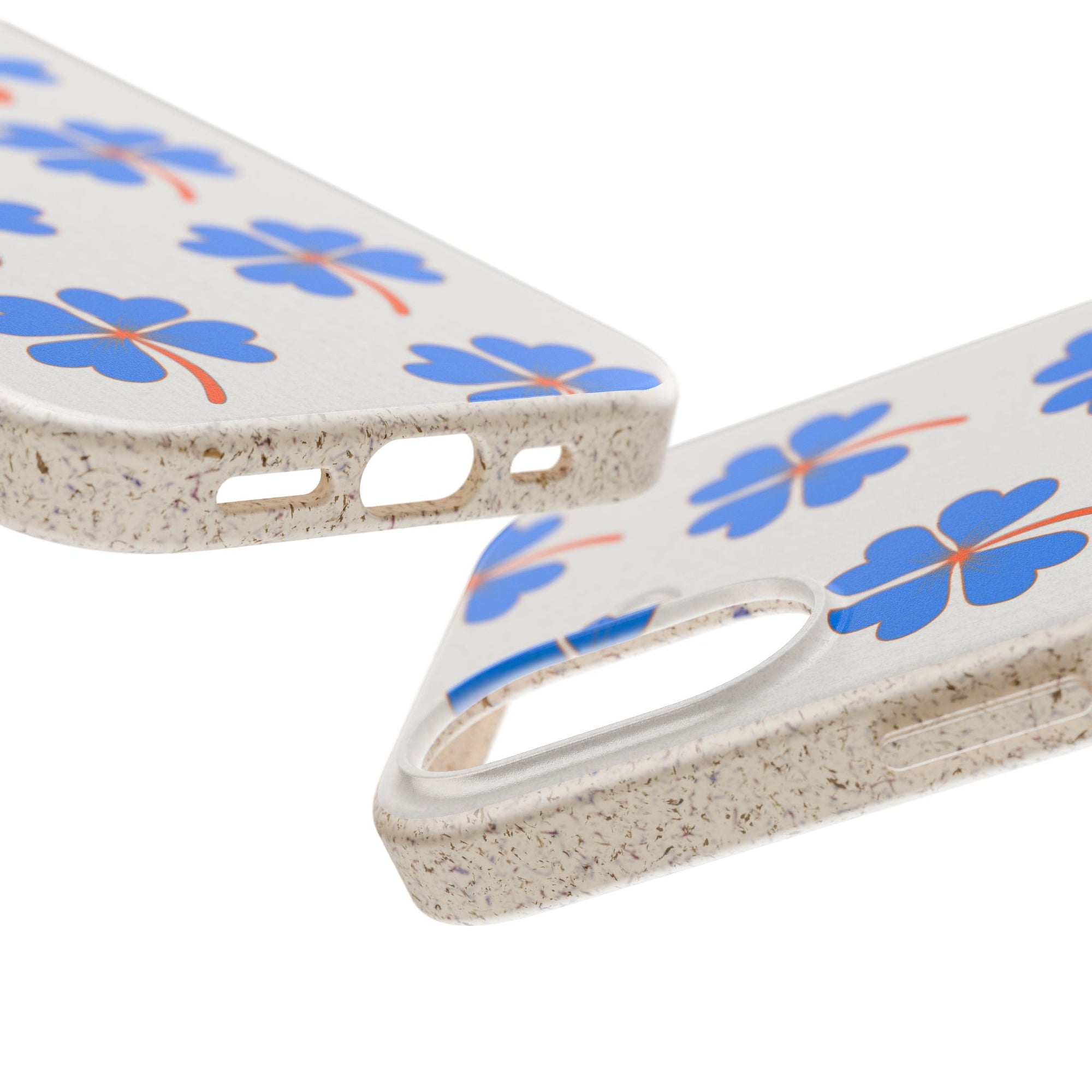 Blue Clover Design Phone Case