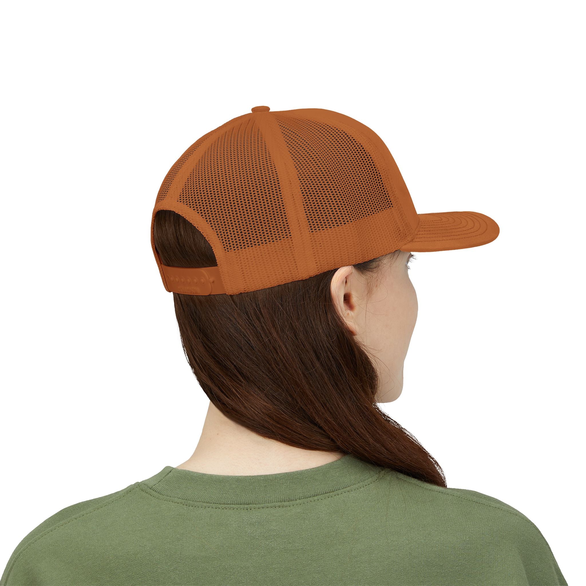 Grrl Trucker Cap — Retro Bold Mesh Snapback for Girls & Women