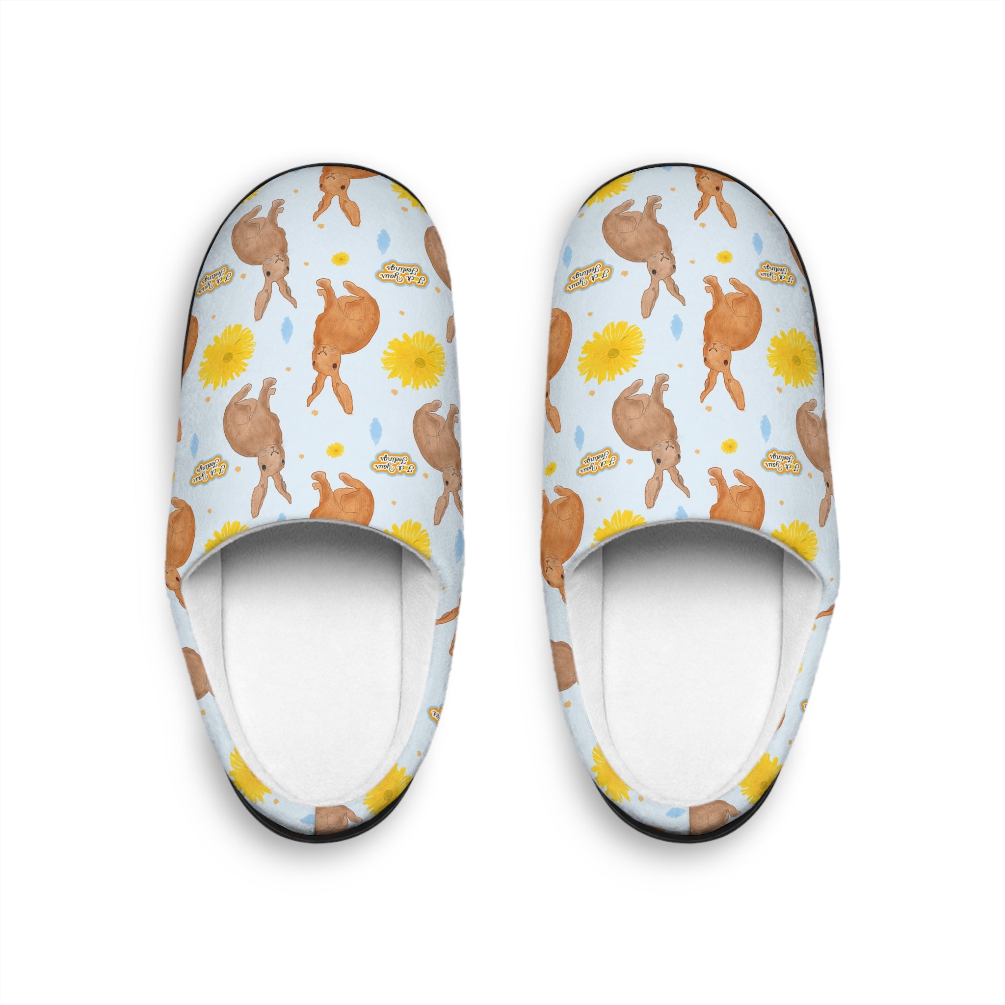 F*ck Your Feelings Bunny Slippers