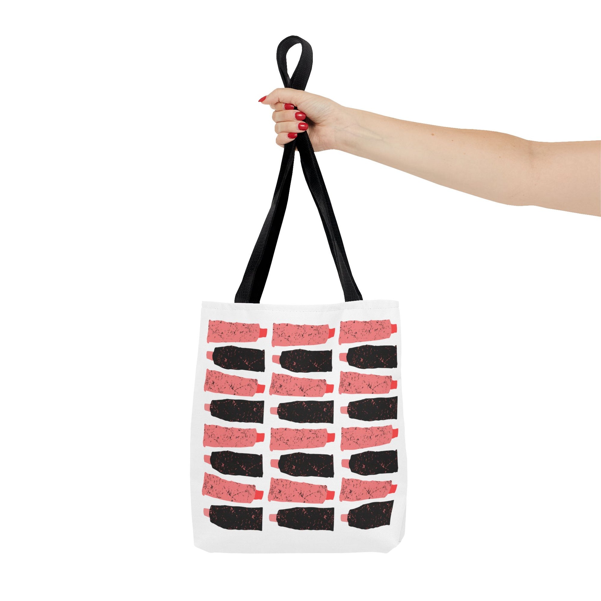 Hair Stylist Scissors & Comb Pattern Tote Bag — Salon Tools All-Over Print