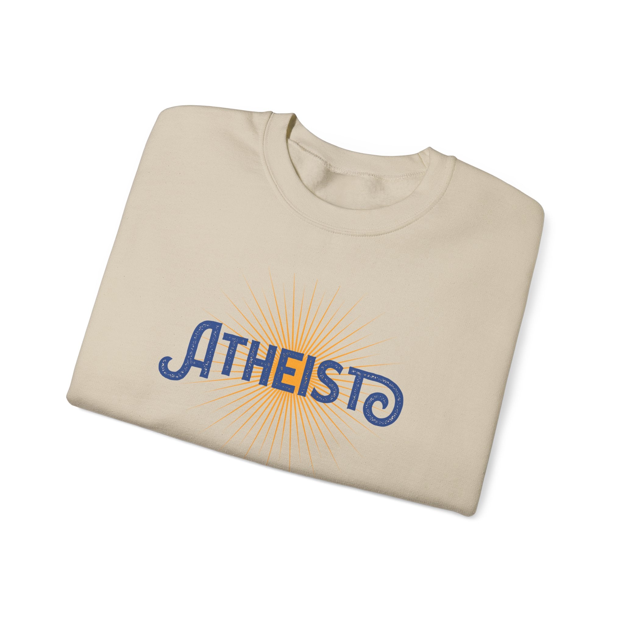 Atheist Retro Sun Crewneck Sweatshirt