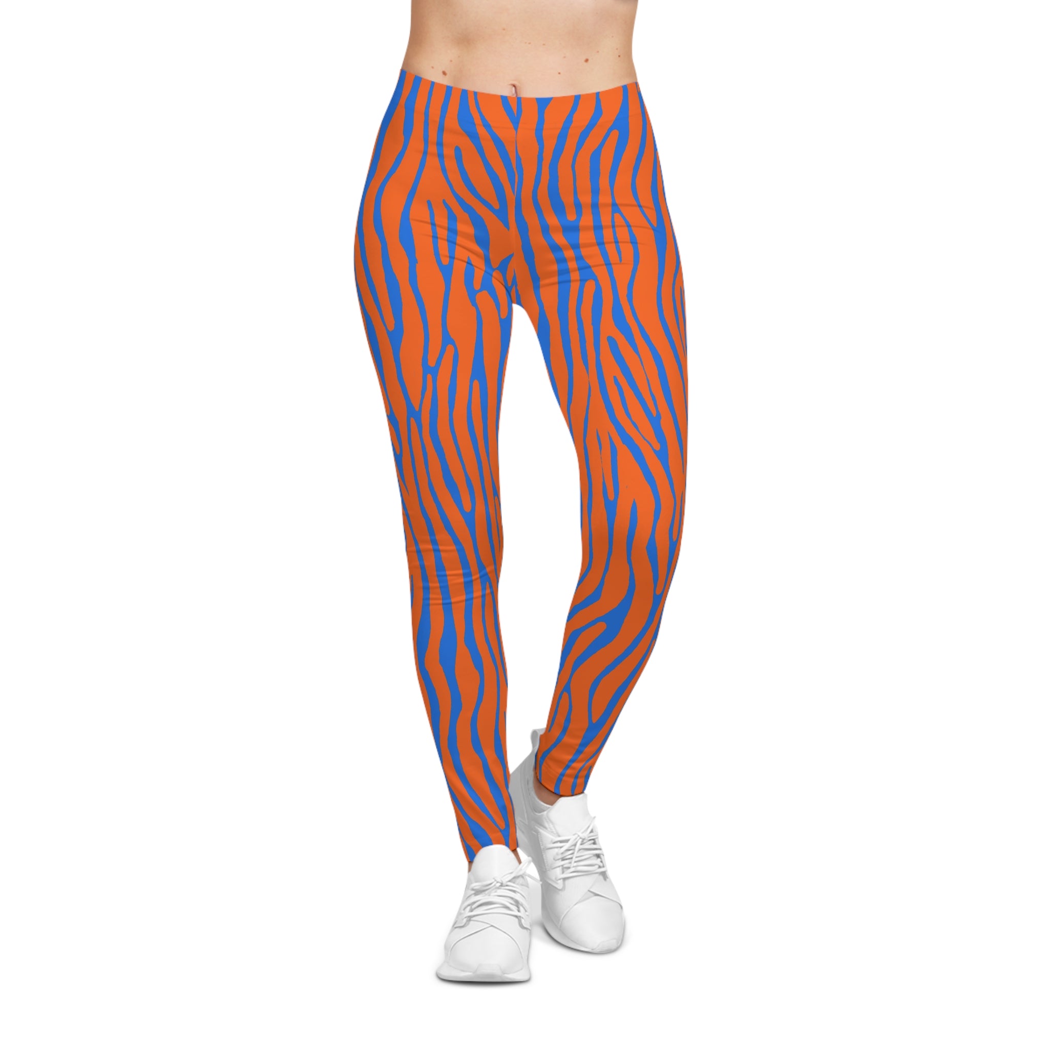 Bronco Zebra Leggings, Boise State Leggings