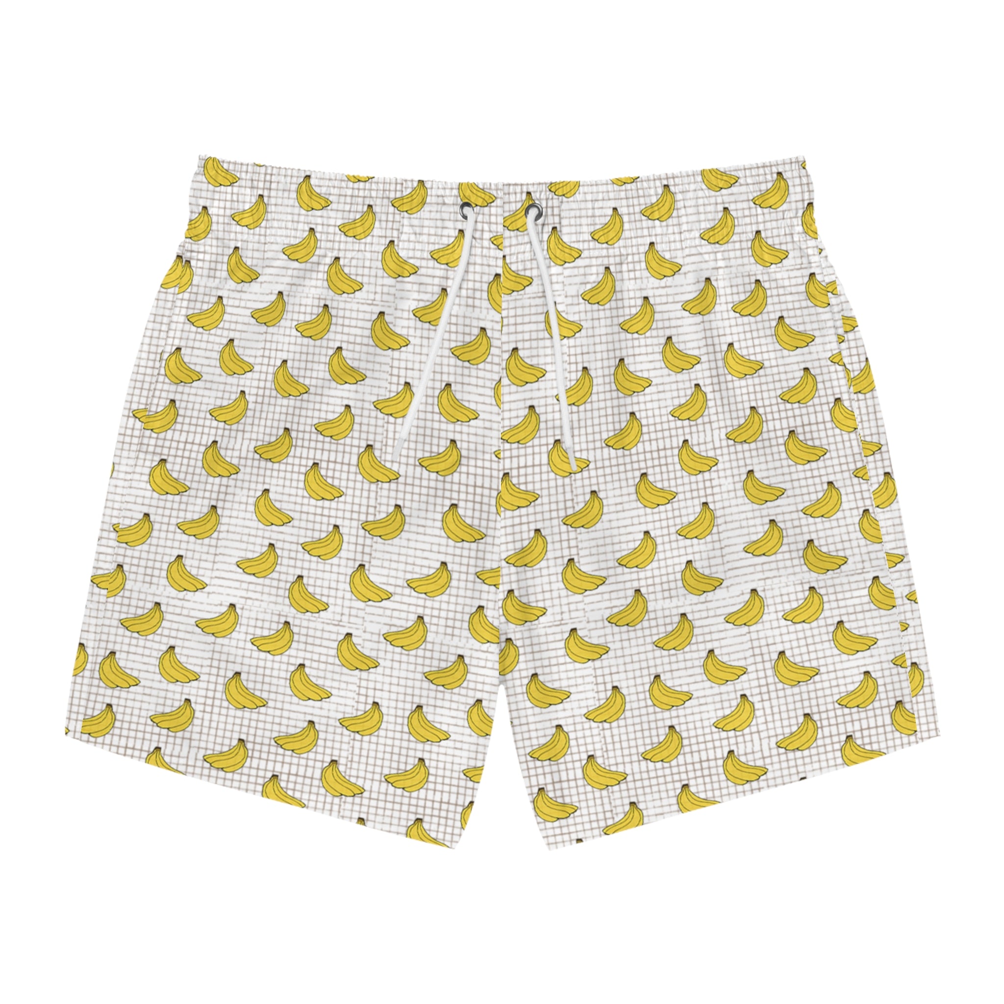 Banana Print Swim Trunks