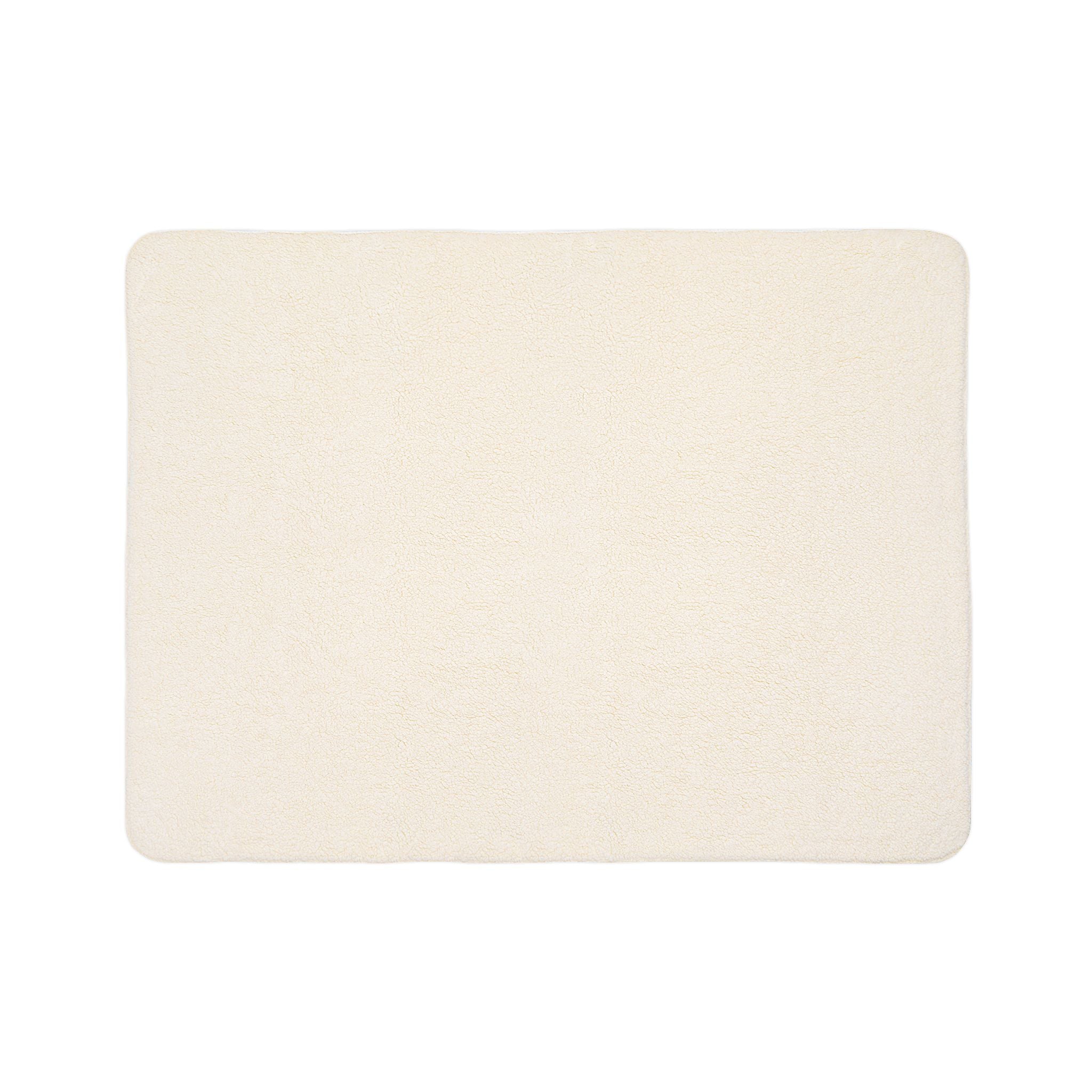 Horseshoe Pattern Fleece Sherpa Blanket – Cozy Equestrian Lucky Charm Throw