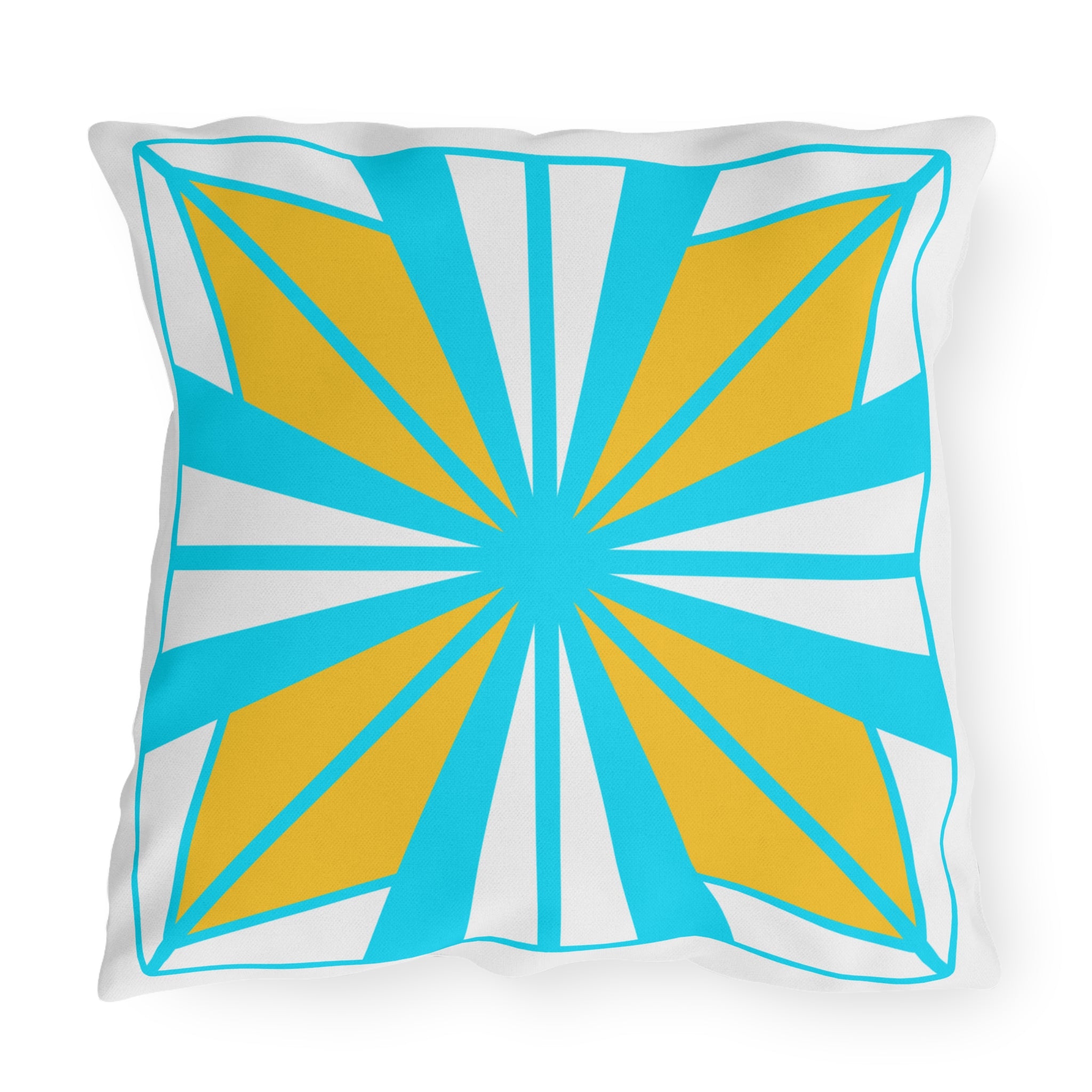 Vibrant Geometric Outdoor Pillows for Patio Decor