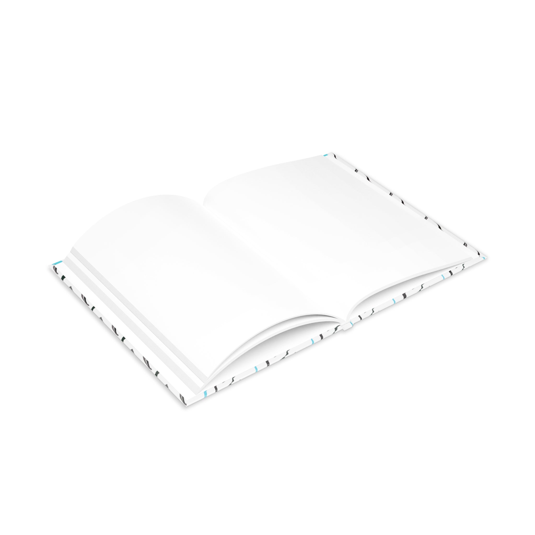 Stylist's Tools Hardcover Notebook | Scissors Brush Comb Pattern Journal
