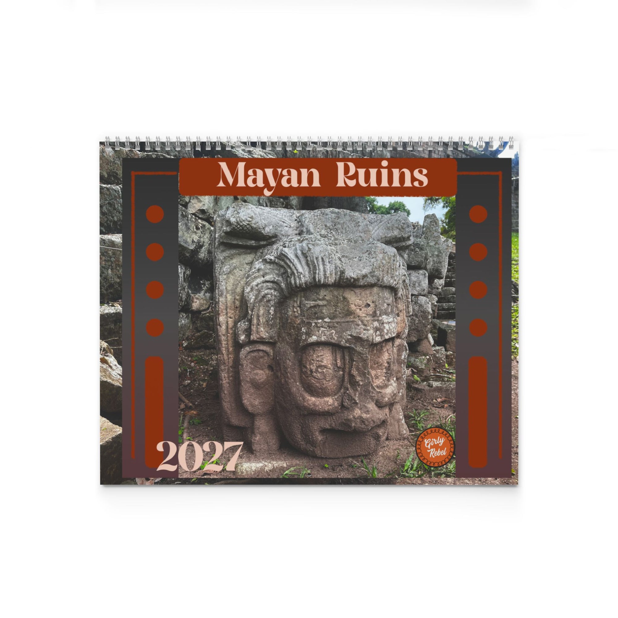 Mayan Ruins 2027 Wall Calendar