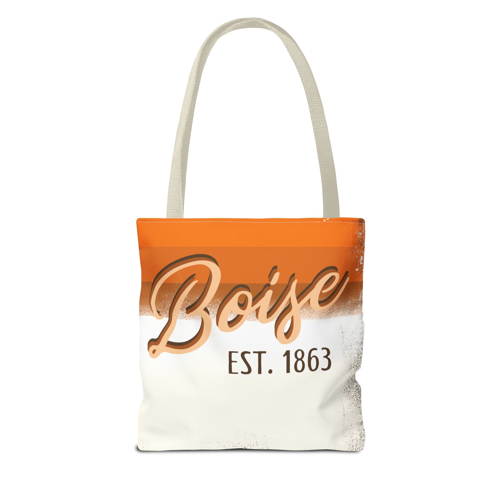 Boise Est. 1863 Tote Bag — Retro Orange City Pride Tote
