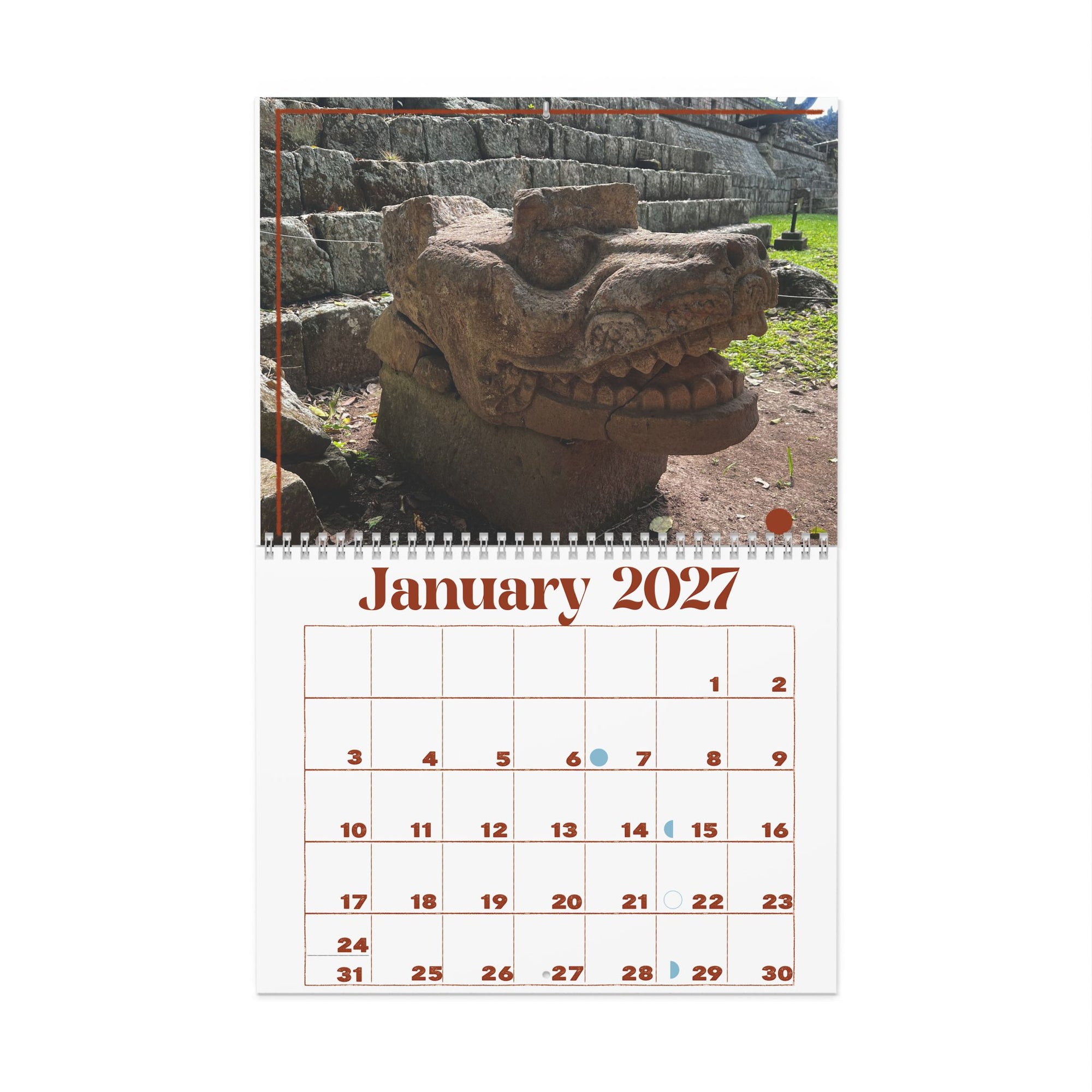 Mayan Ruins 2027 Wall Calendar