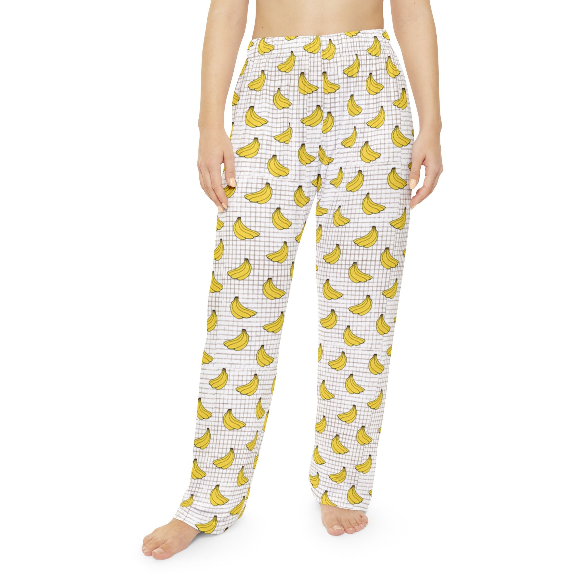 Banana Print Women's Pajama Pants