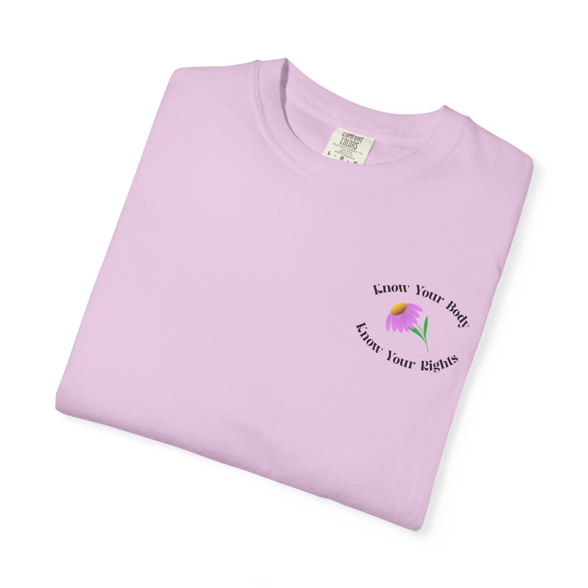 Abortion Saves Lives Floral T‑Shirt, Know Your Body Know Your RIghts
