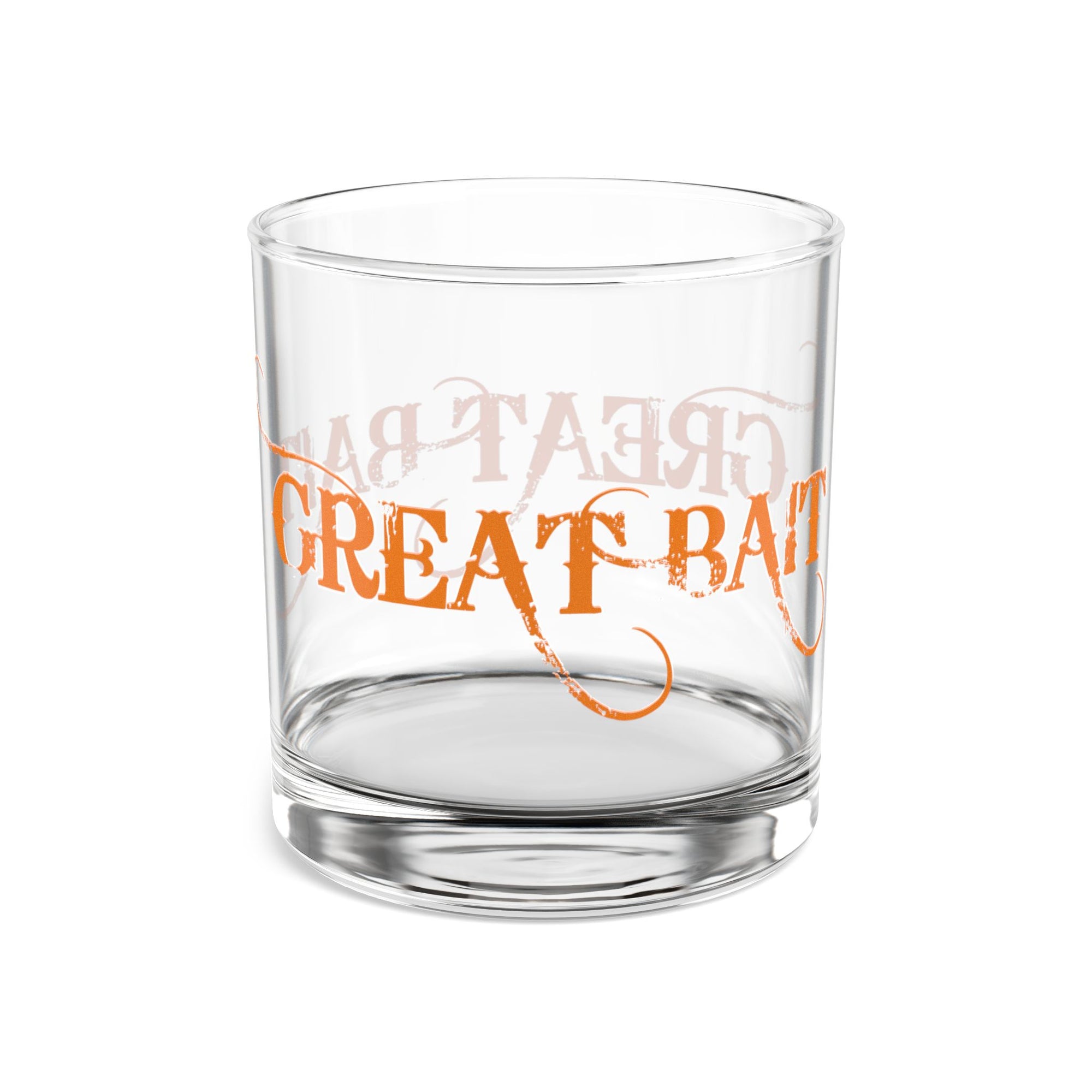 10oz Rocks Glass — 'Great Bait' Distressed Script Whiskey Glass