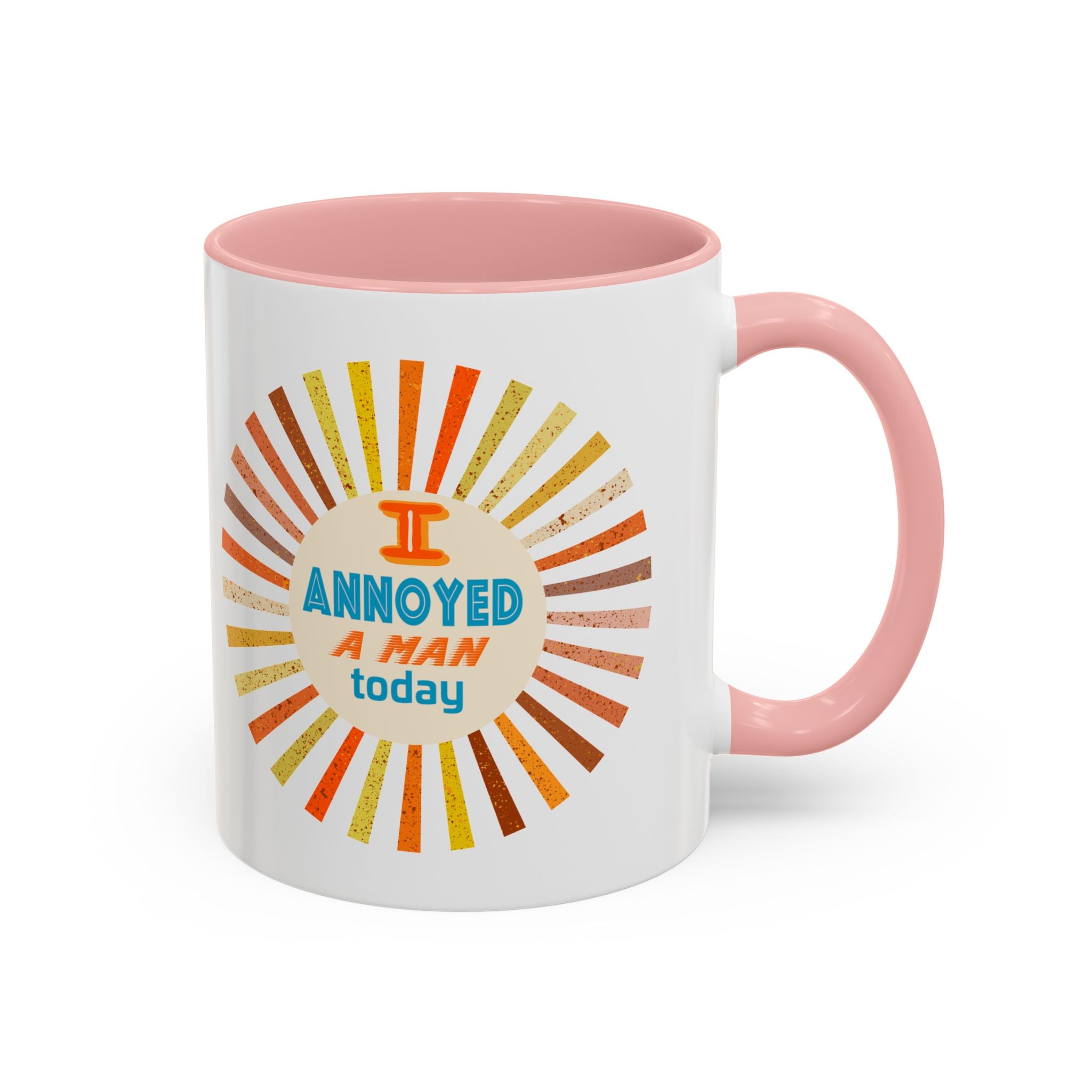 I Annoyed a Man Today, Retro Sunburst Coffee Mug