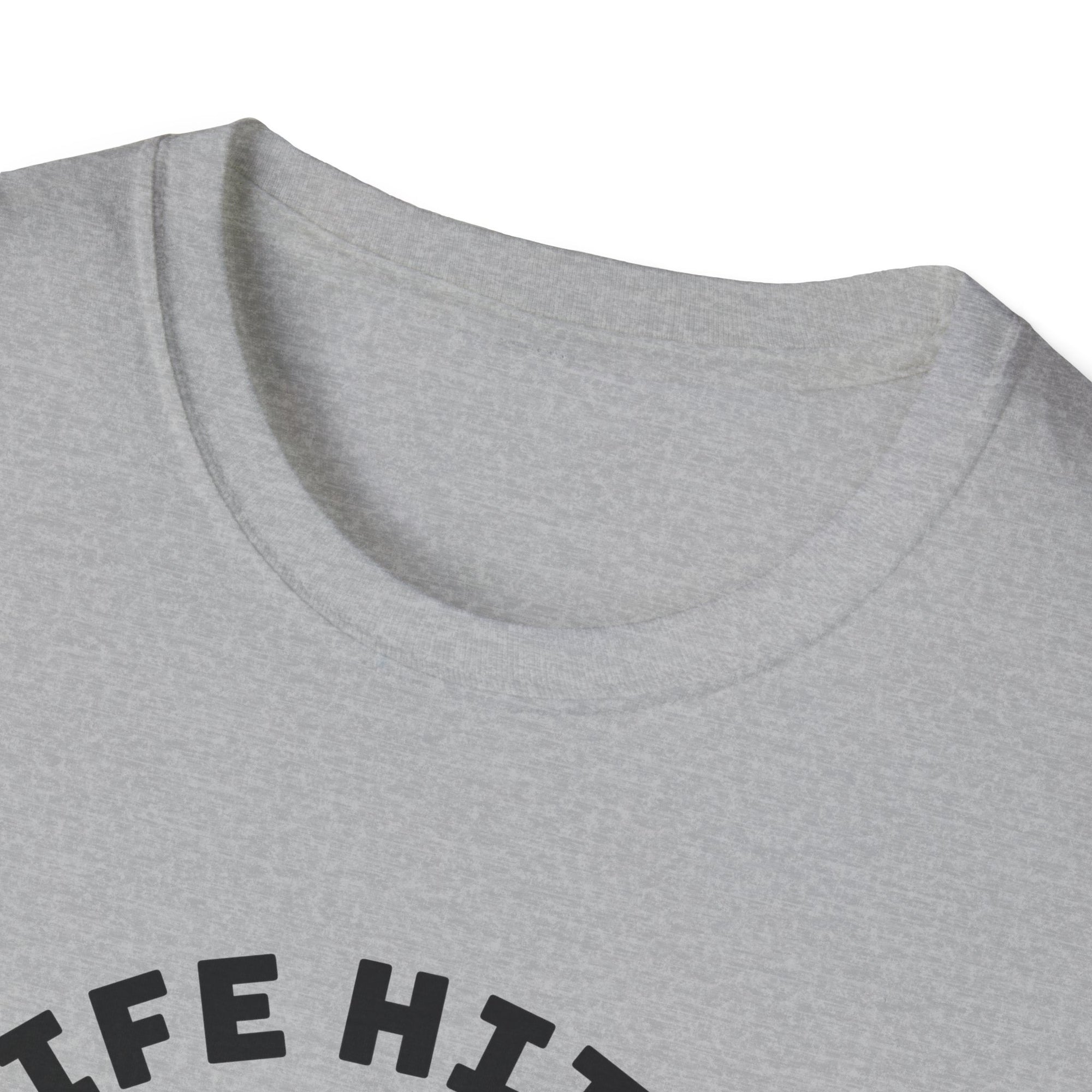Knife Hit 90s spiral graphic T-Shirt | Freezer Buddy back print
