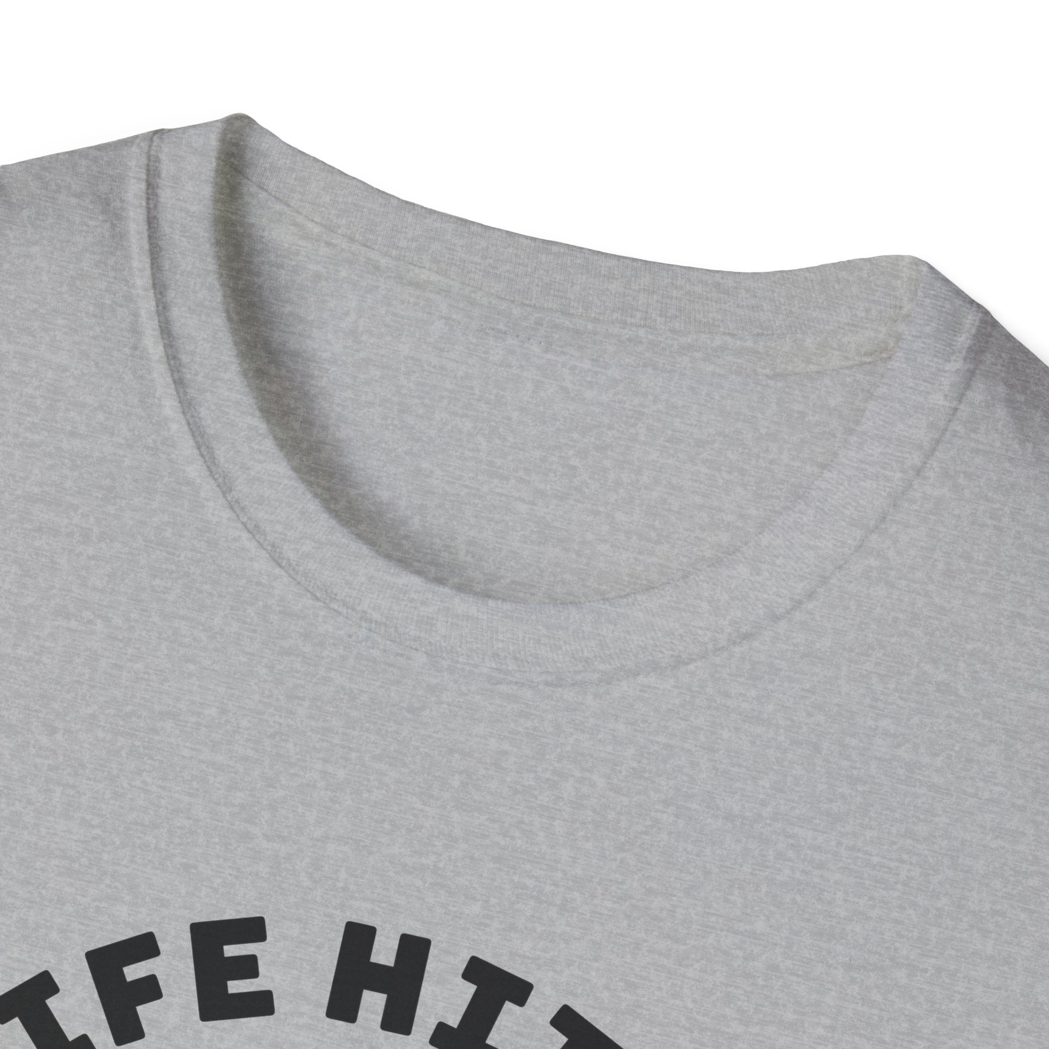 Knife Hit 90s spiral graphic T-Shirt | Freezer Buddy back print
