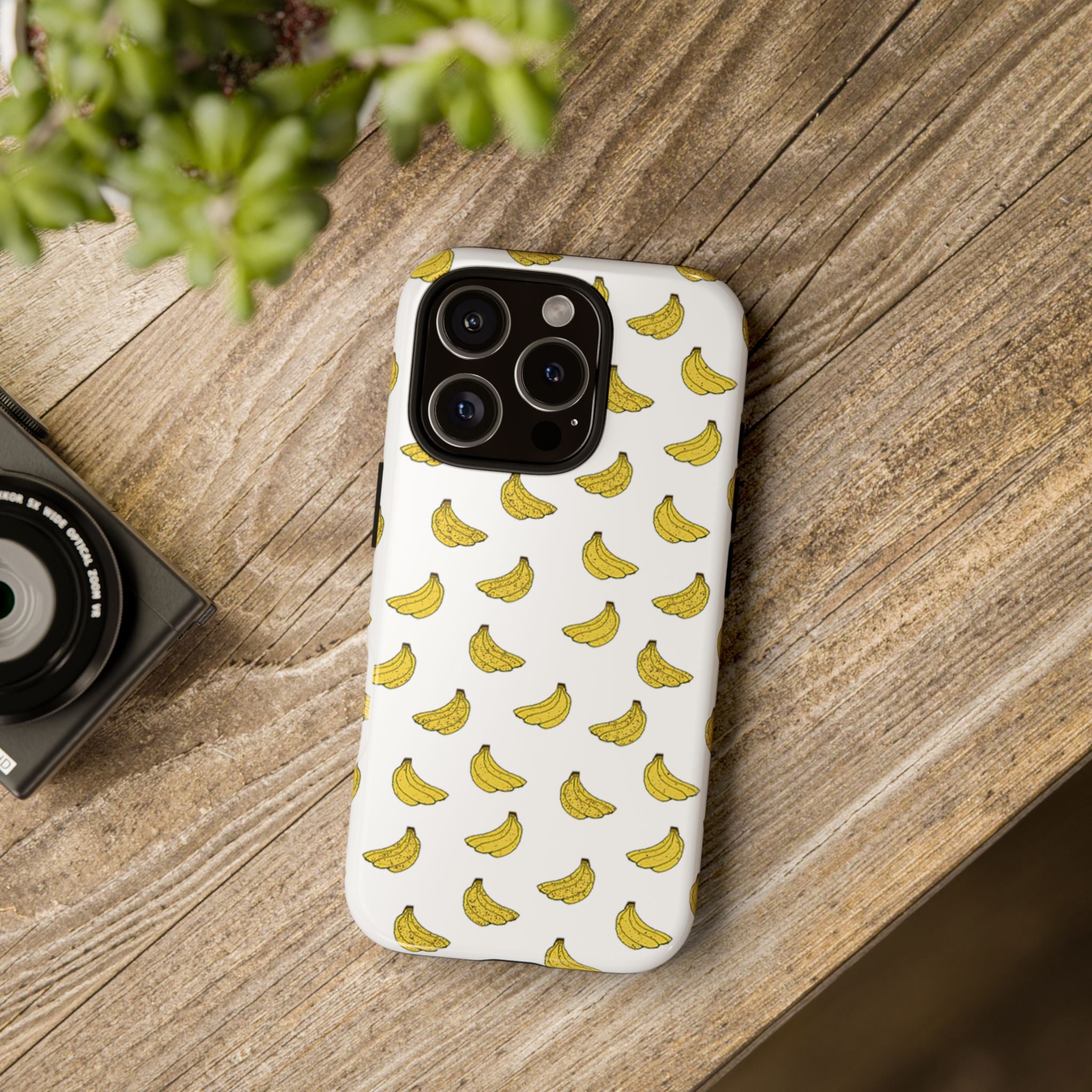 Banana Pattern Tough Phone Case