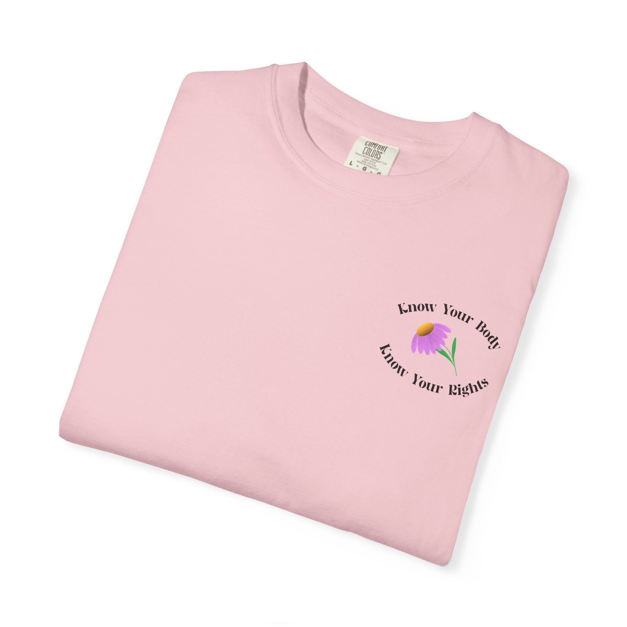 Abortion Saves Lives Floral T‑Shirt, Know Your Body Know Your RIghts