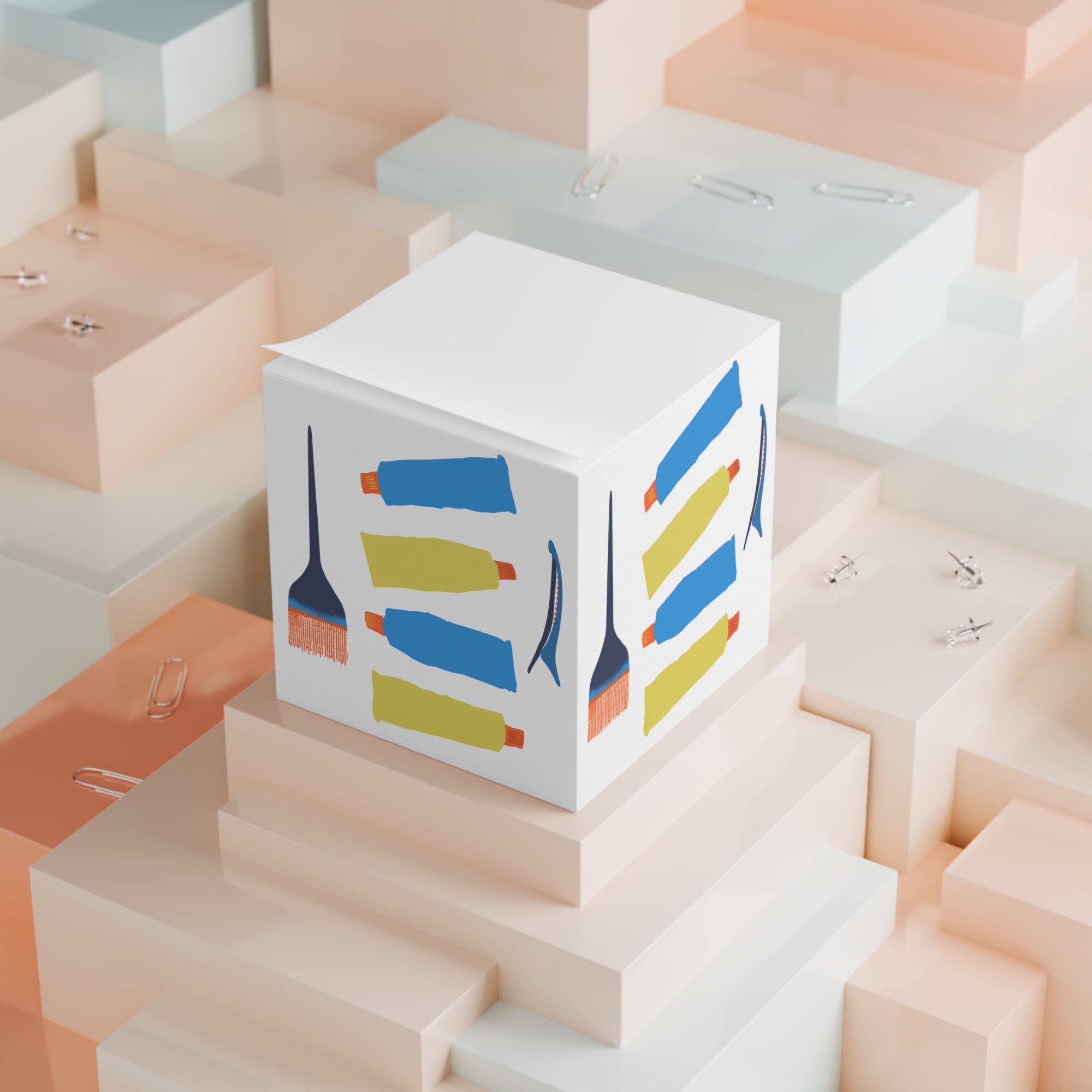 Hair Stylist Tools Note Cube