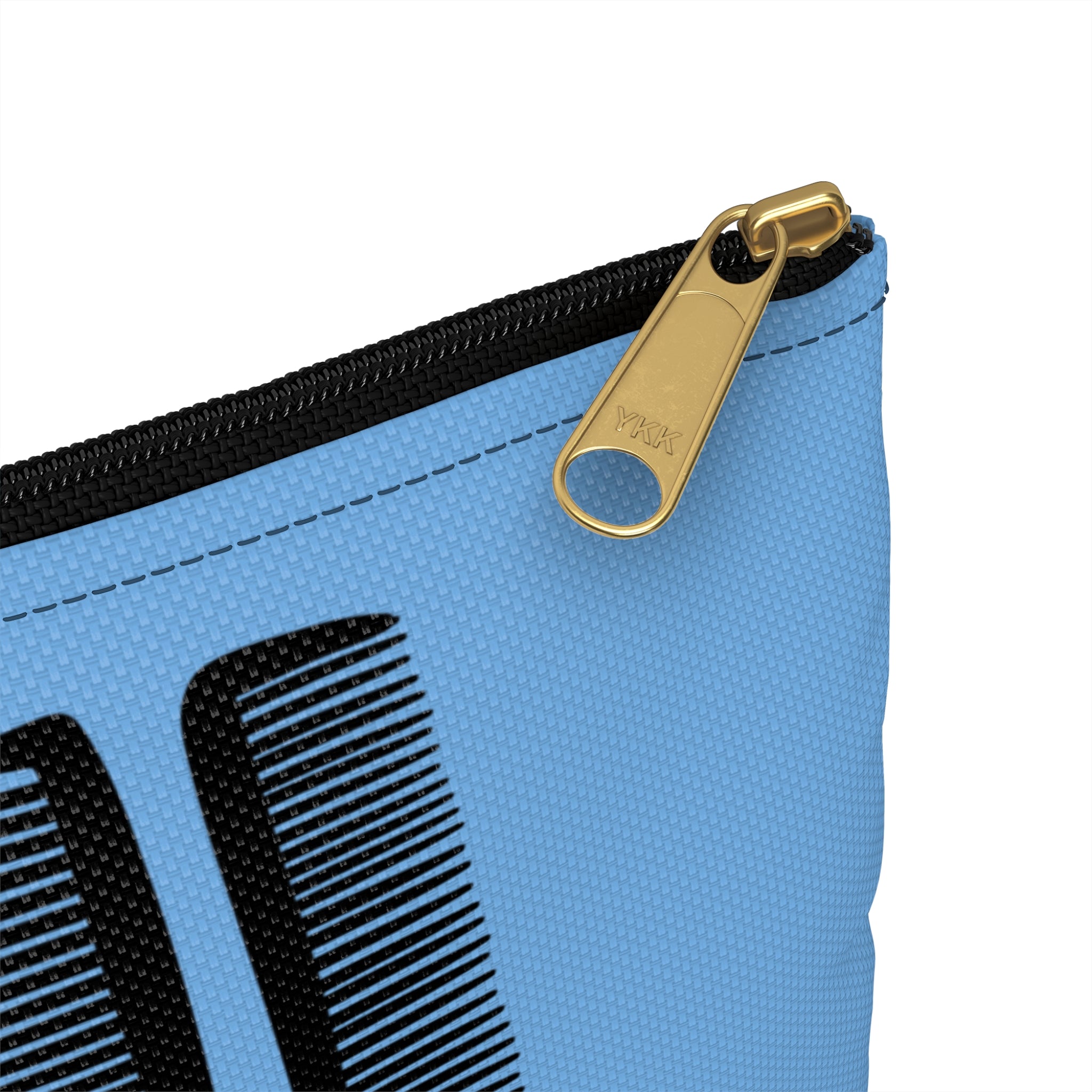 Comb Blue Comb Pattern Accessory Pouch