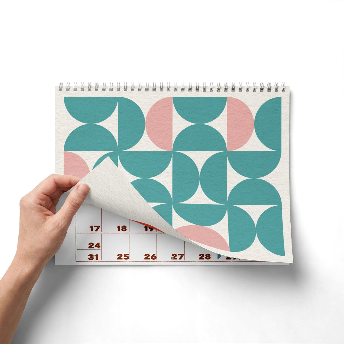 Copy of 2027 Modern Geometric Wall Calendar — Abstract Shapes Monthly Planner