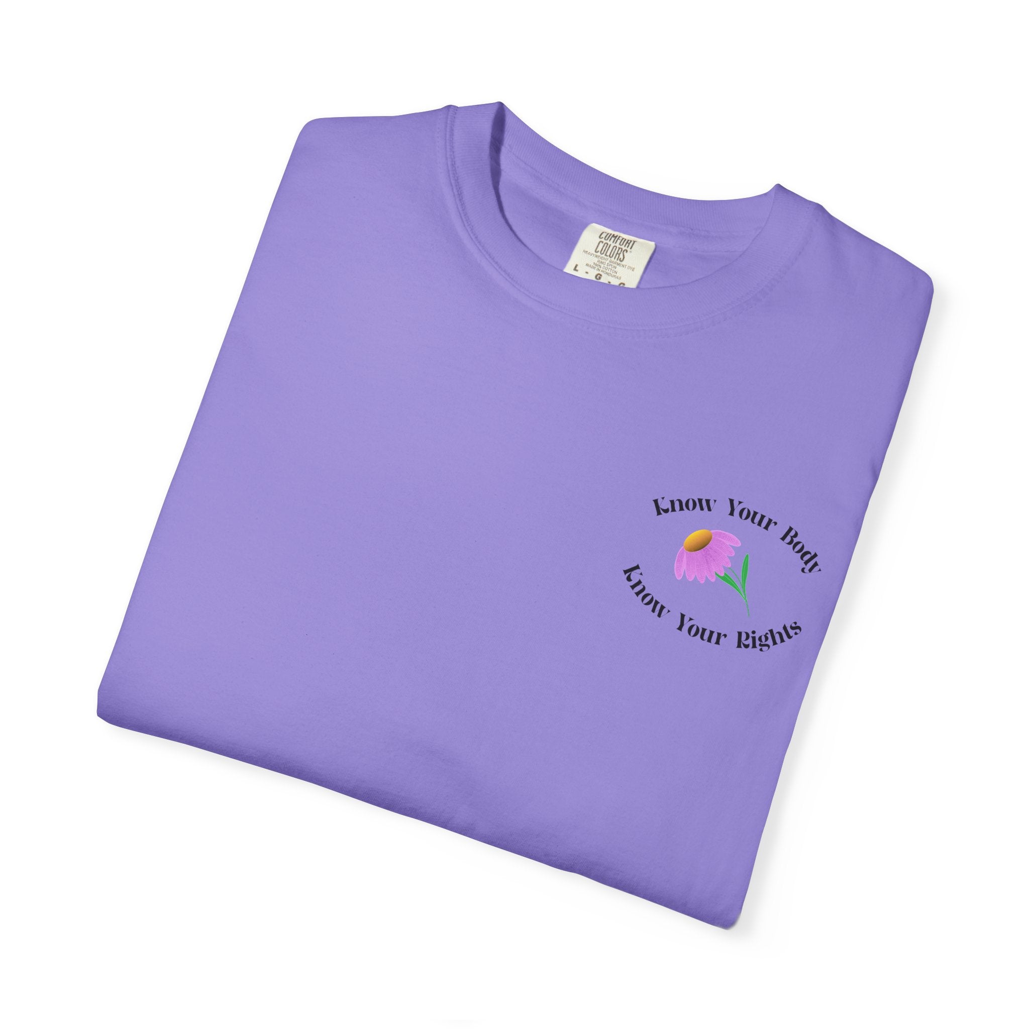 Abortion Saves Lives Floral T‑Shirt, Know Your Body Know Your RIghts