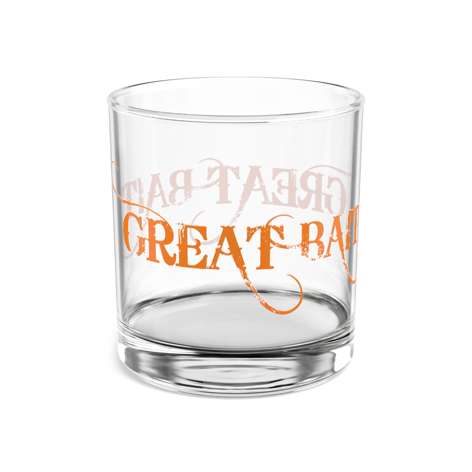 10oz Rocks Glass — 'Great Bait' Distressed Script Whiskey Glass