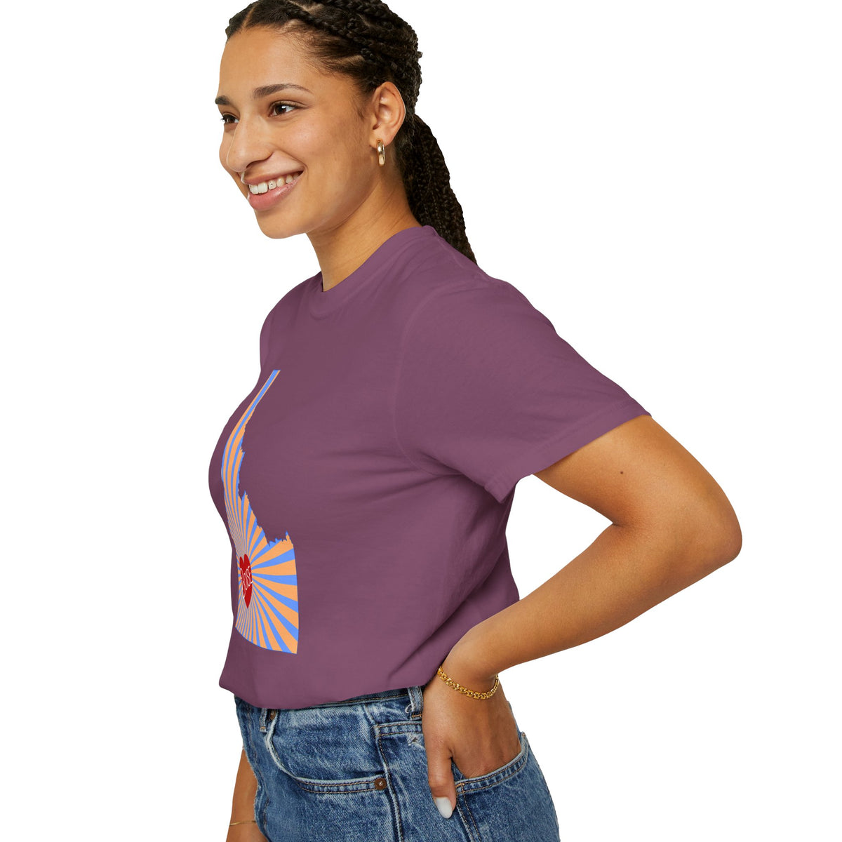 Idaho Circus Boise Heart T-Shirt — Bronco Circus Tee