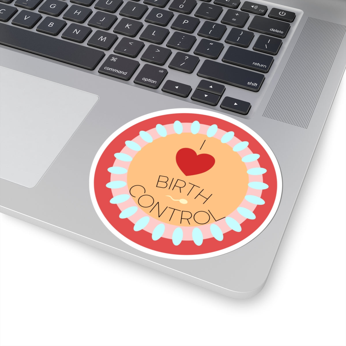 I Heart Birth Control Sticker