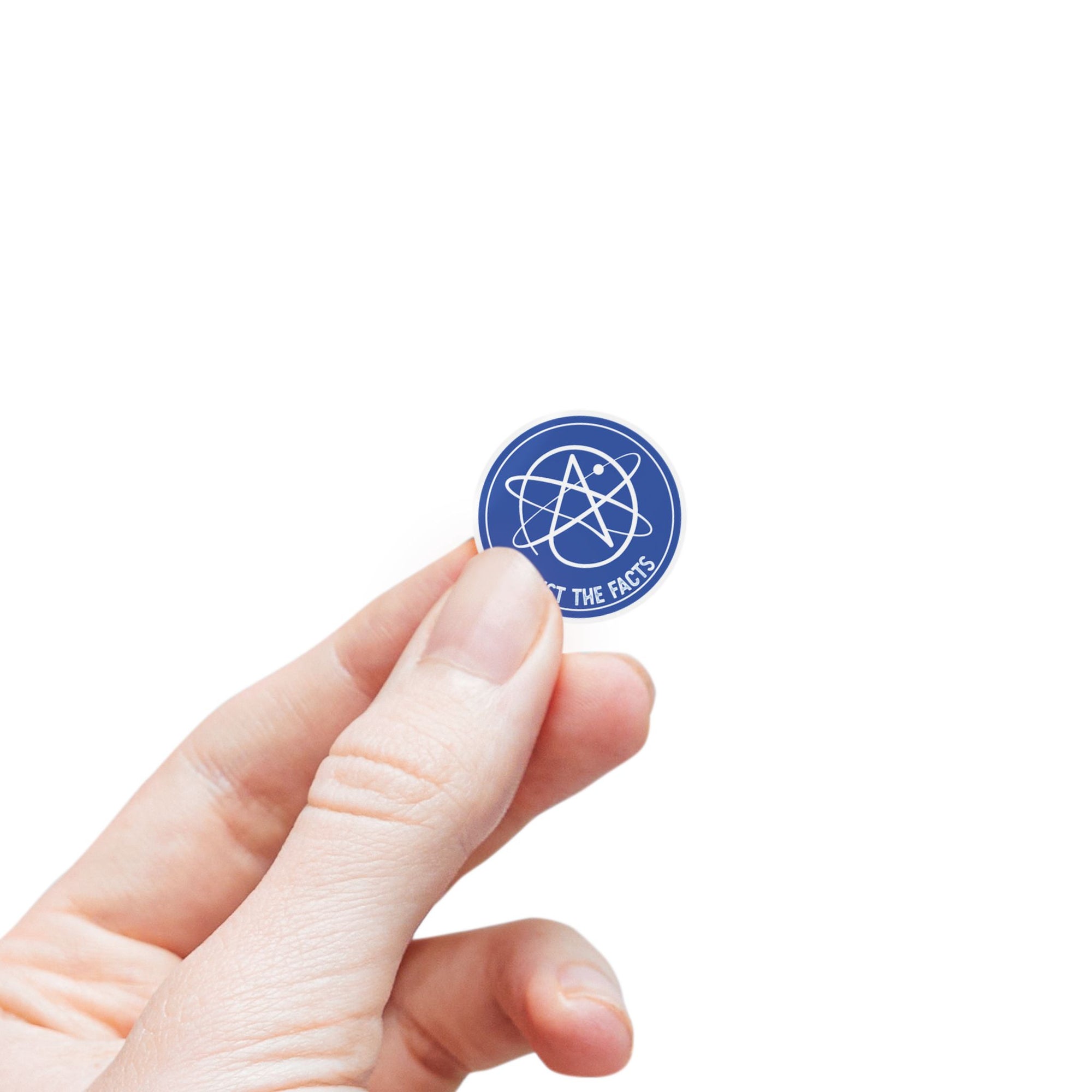 Science Atom 'Just the Facts' Round Sticker Roll