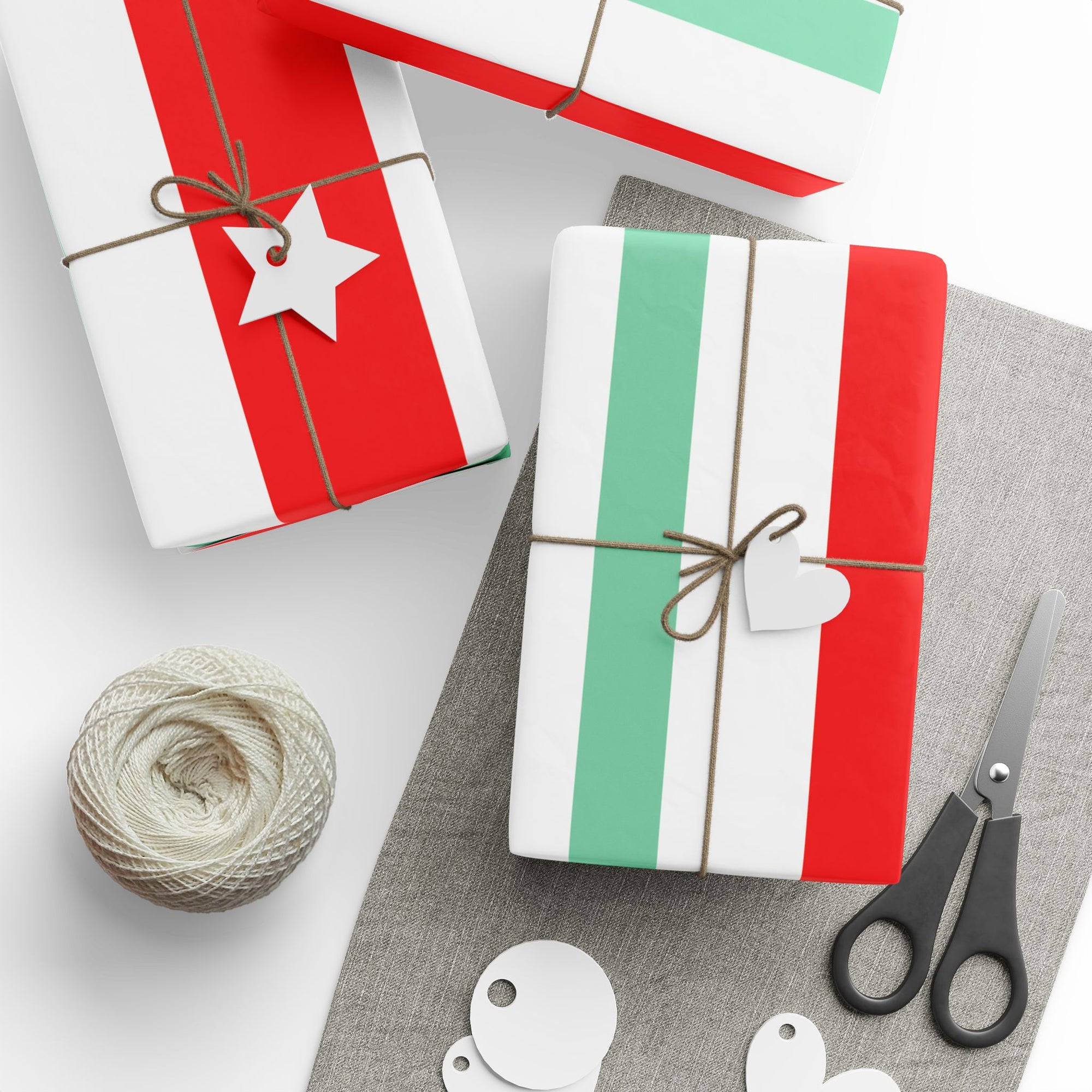 Striped Wrapping Paper for Holidays and Celebrations