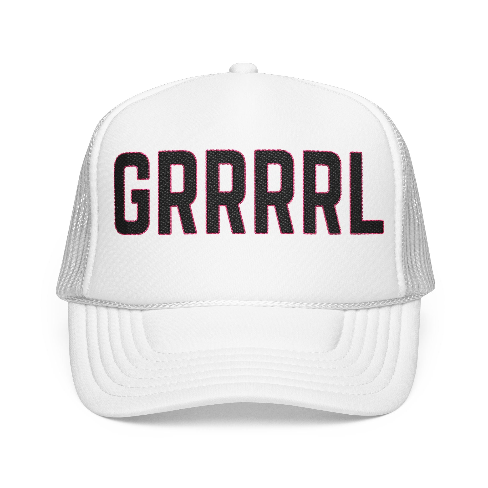 Grrrrrl Embroidery Foam Trucker Hat